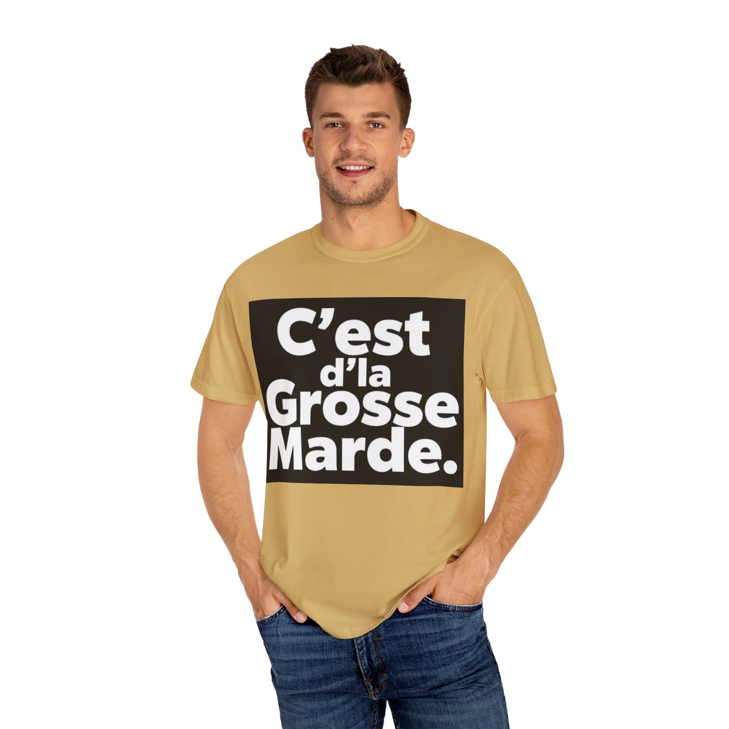 C'est D'la Grosse Marde Trendy Graphic Tee, Casual Wear, Funny Gift for Friends, Statement Shirt, Streetwear Fashion, Everyday Comfort