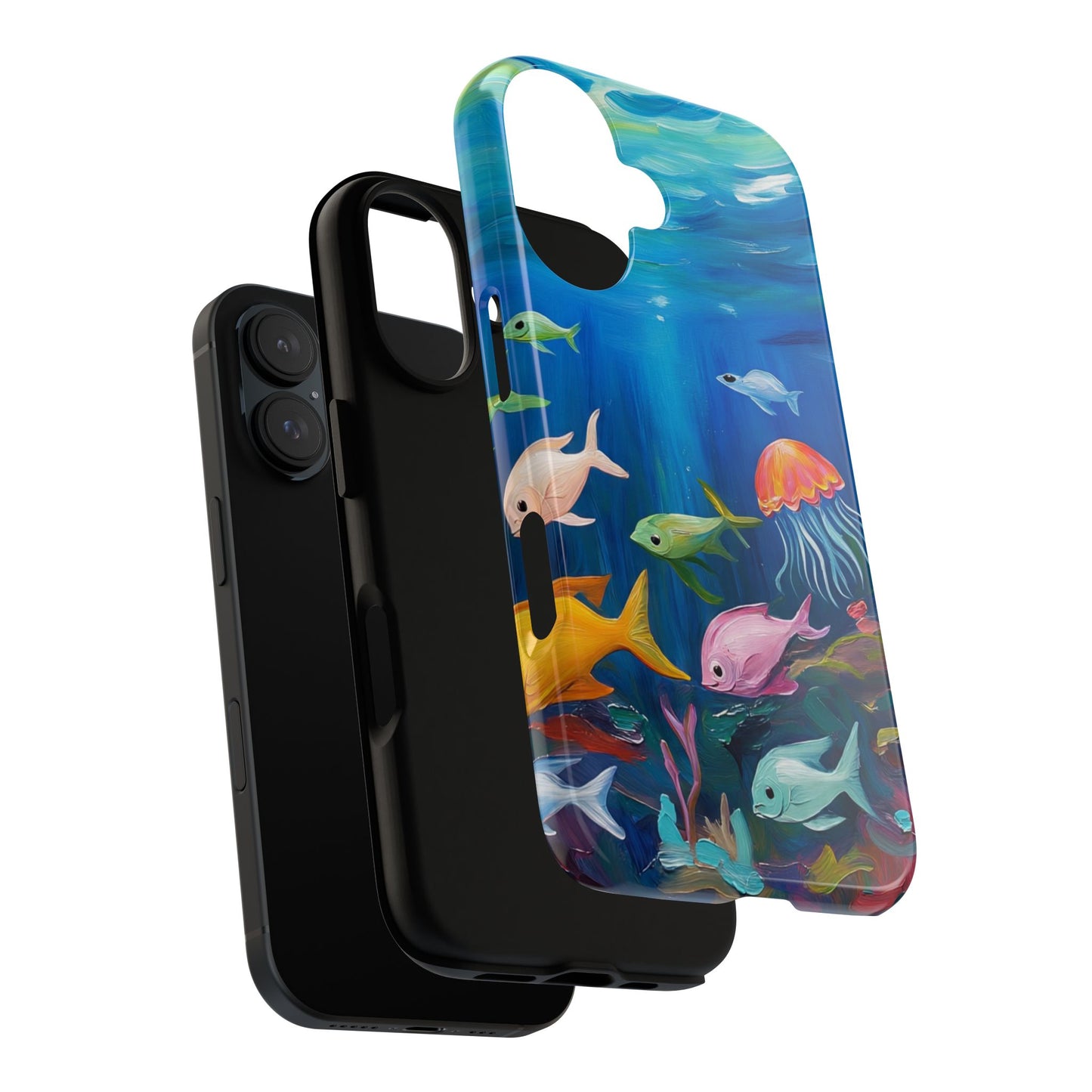 Vibrant Ocean-Inspired Phone Case, Waterproof Phone Cover, Unique Gift for Ocean Lovers, Coastal Decor, Nature-Inspired Accessory