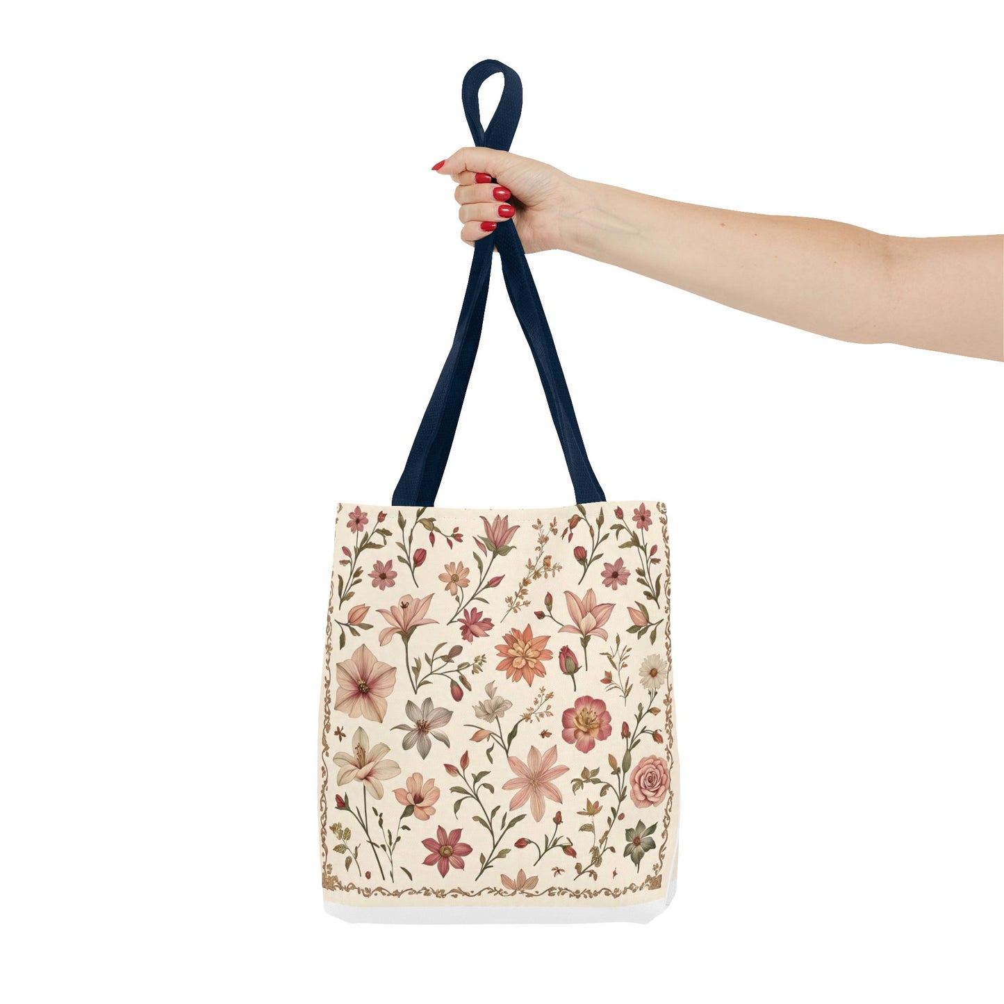 Floral Print Tote Bag - Stylish Everyday Carry, Eco-Friendly Shopping, Gift for Her, Beach Bag, Floral Tote