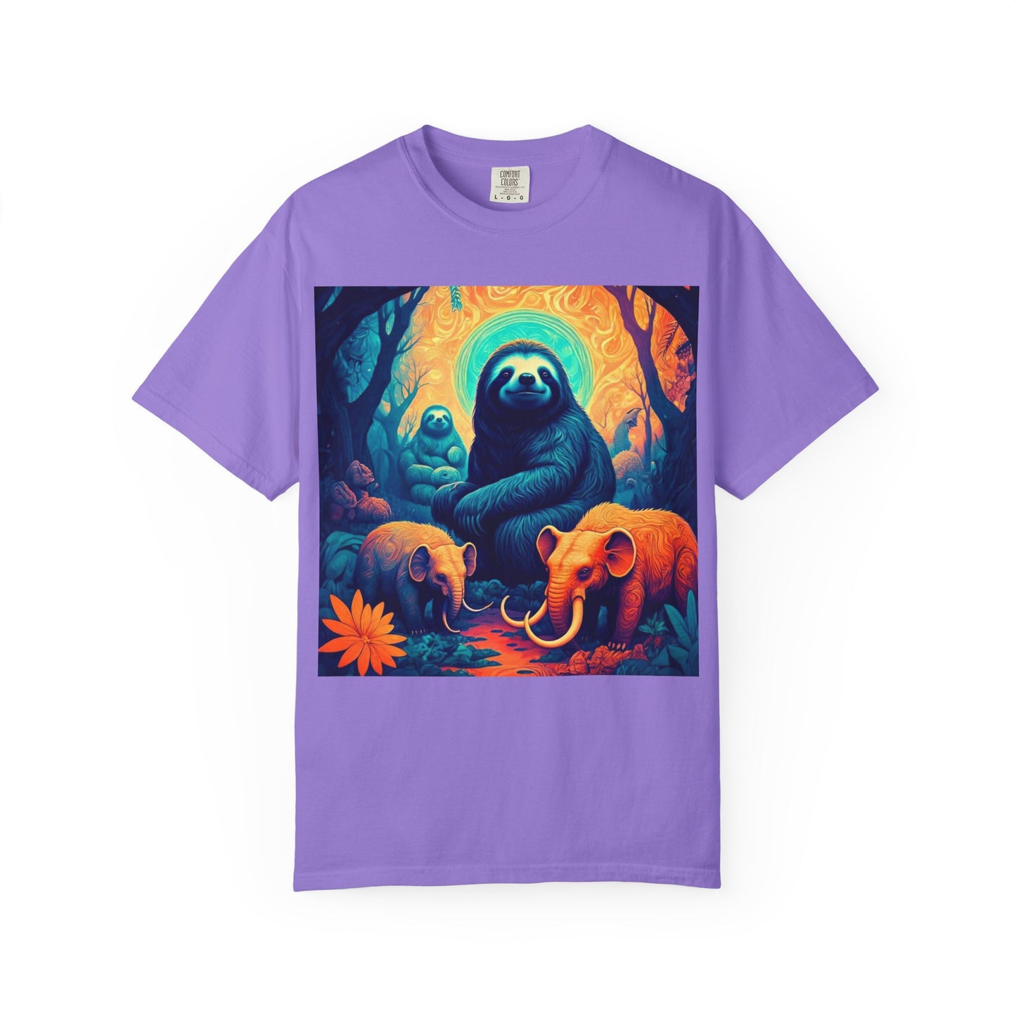 Vibrant Wildlife T-Shirt - Unisex Garment-Dyed Tee, Nature Lover Gift, Animal Art Shirt, Eco-Friendly Fashion, Summer Essentials