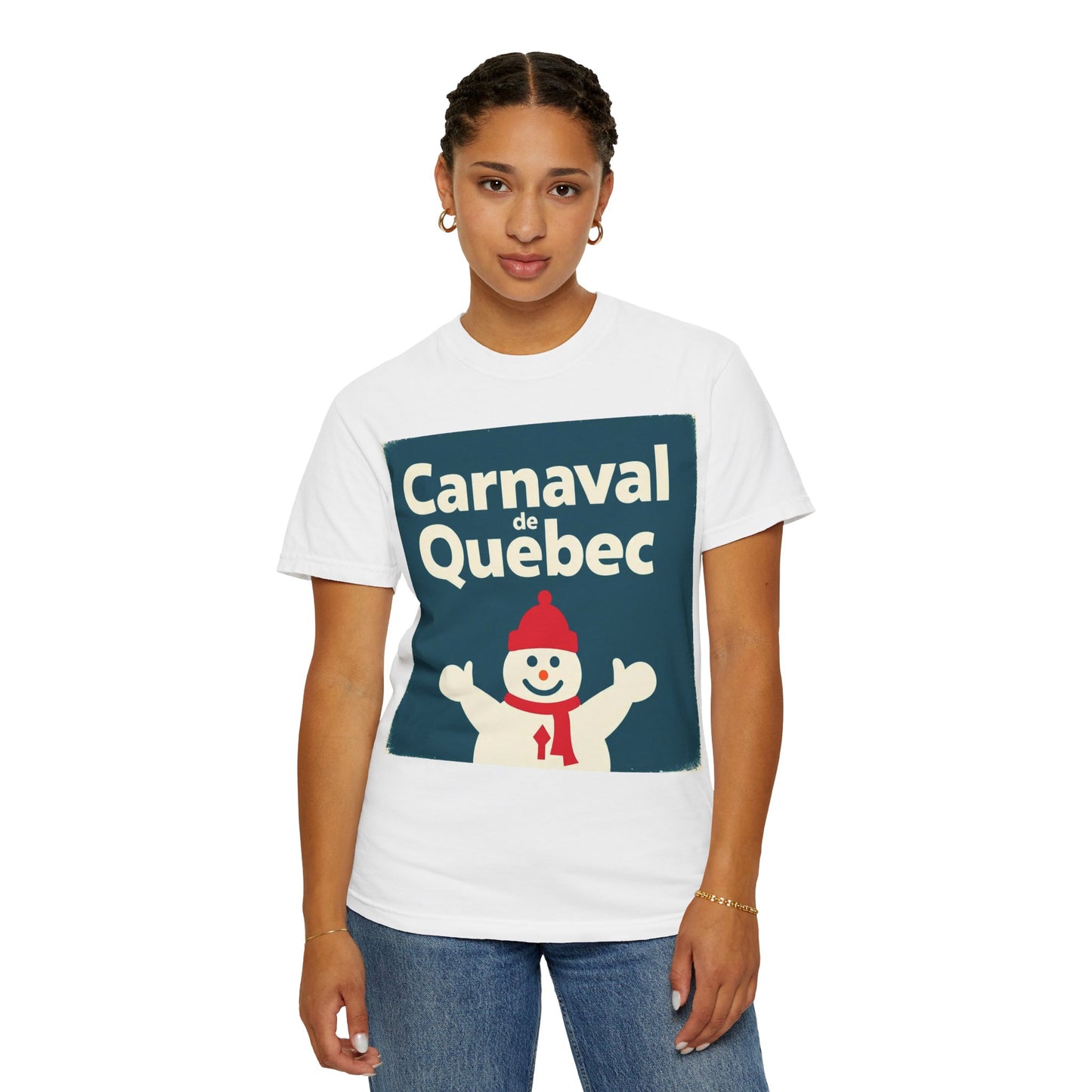 Quebec Carnaval Unisex T-Shirt, Winter Festival Tee, Handmade Vacation Souvenir, Holiday Gift Apparel, Quebec Celebration Shirt