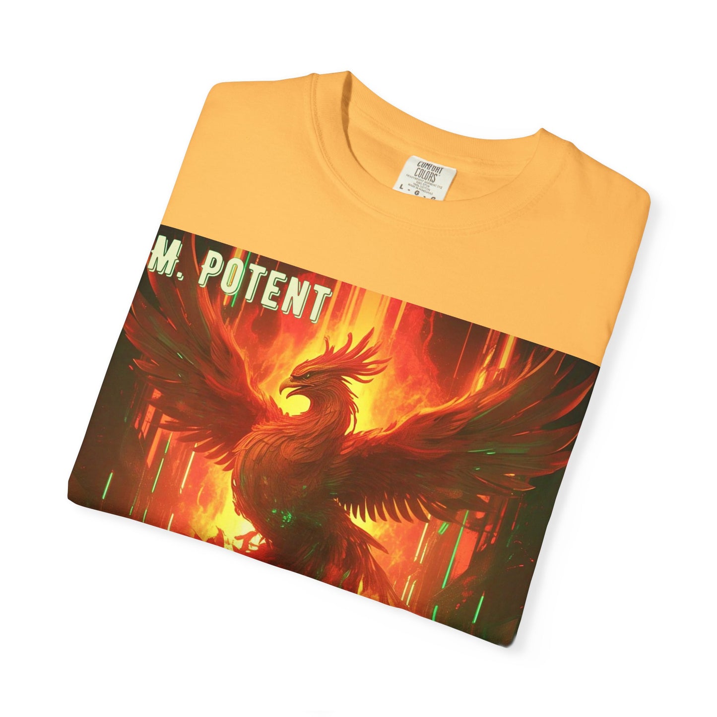 'I'm Rising Up' by M. Potent, Phoenix Rising Unisex T-shirt, Motivational Graphic Tee, Gift for Art Lovers, Inspirational Shirt, Trendy Fashion