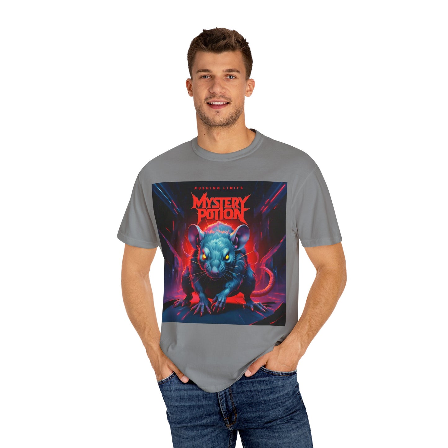 Pushing Limits by Mystery Potion T-Shirt, Unisex Graphic Tee, Unique Gift, Cool Casual Wear, Event Shirt, Fun Fashion Statement
