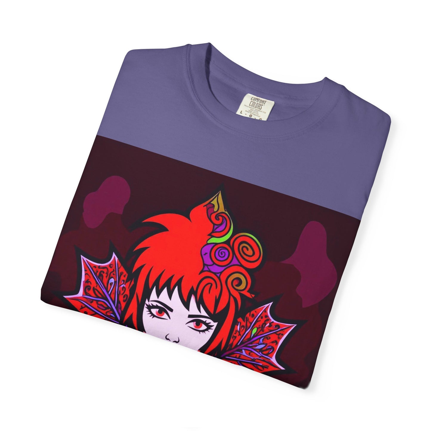 Emily The Maple Leaf Vibrant Art T-Shirt, Bohemian Graphic Tee, Unique Artwear, Gift for Art Lovers, Festival Clothing, Unisex Fashion, Canadian Patriots