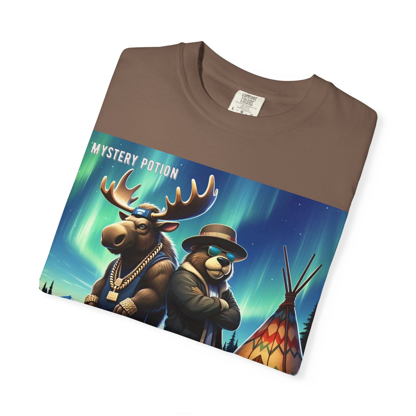 'Land Of The Silver Birch' by Mystery Potion, Unisex Garment-Dyed T-shirt