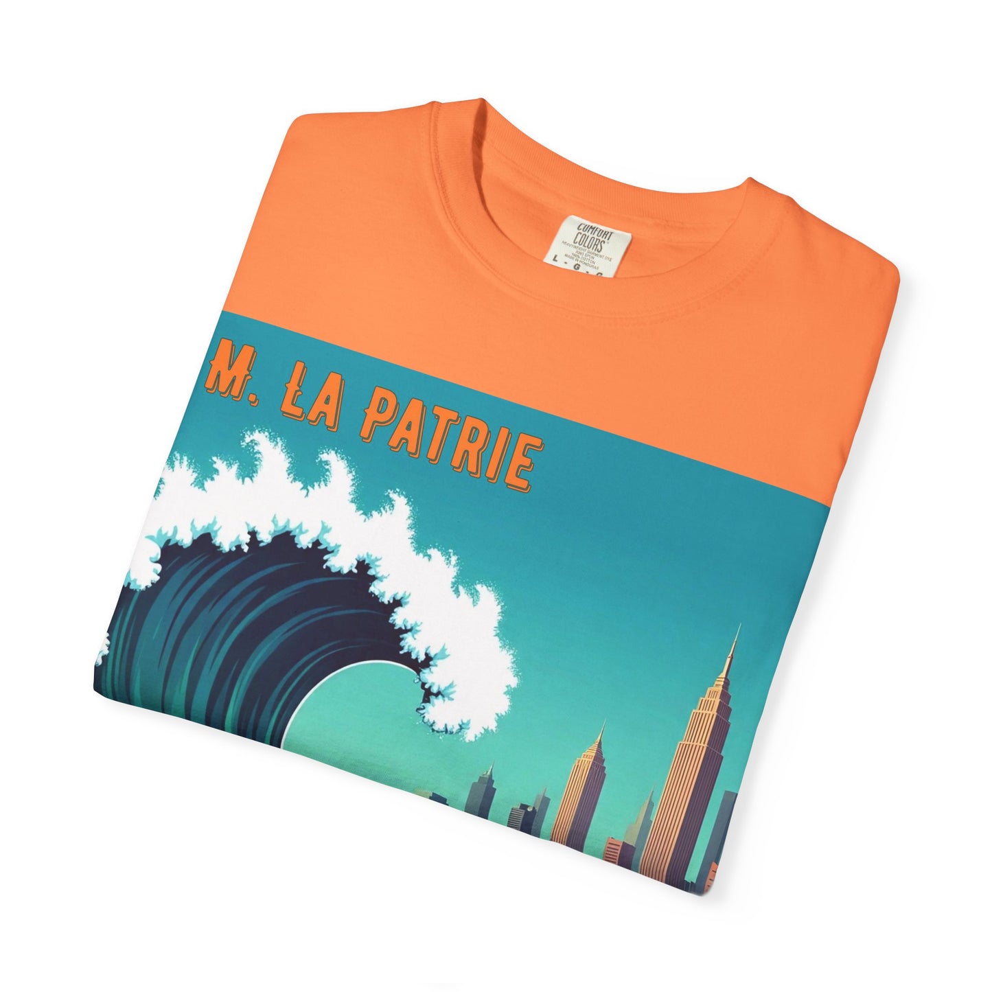 'Frapper Le Gros Lot et Perdre Le Contrôle' de M. La Patrie, Ocean Vibes Graphic T-Shirt - Summer Beach Wear, Casual Fashion, Beach Vacation Gift, Relaxed Fit Tee, Cool Graphic Shirt