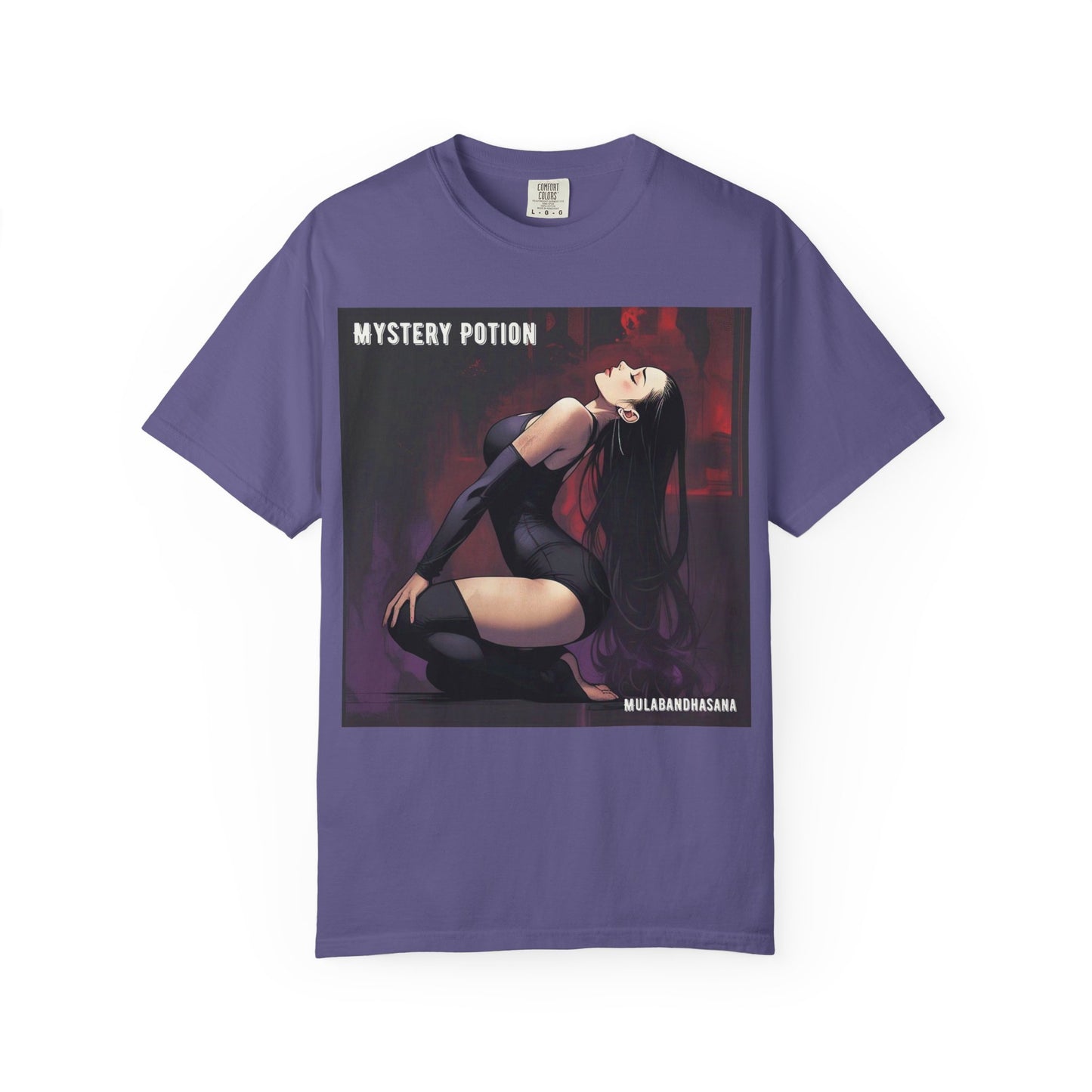 Mystical Mystery Potion Unisex T-Shirt, Yoga Graphic Tee, Unique Gift, Halloween Apparel, Vintage Style, Casual Wear