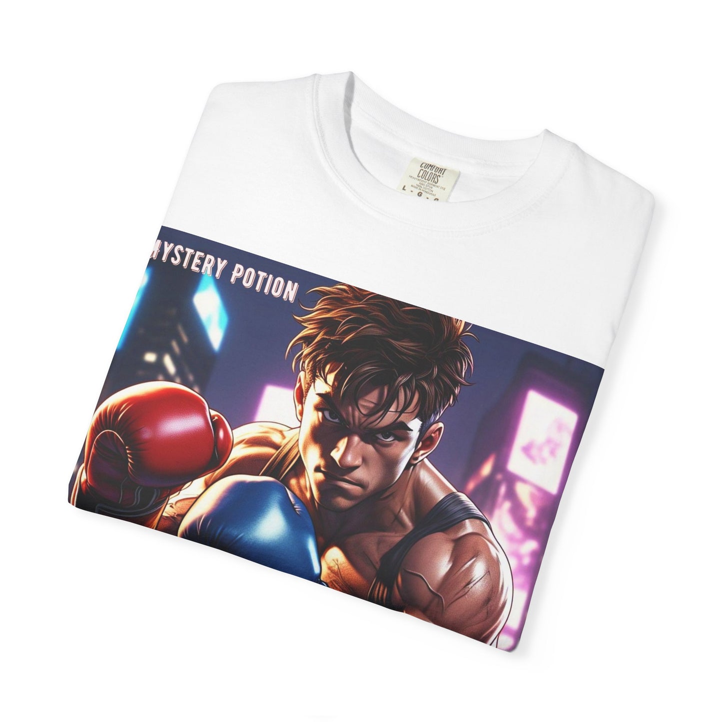 'One Ton Punch' by Mystery Potion, Boxer T-Shirt, Unisex Graphic Tee, Gift for Gamers, Vintage Style Shirt, Cool Casual Wear, Streetwear Fashion