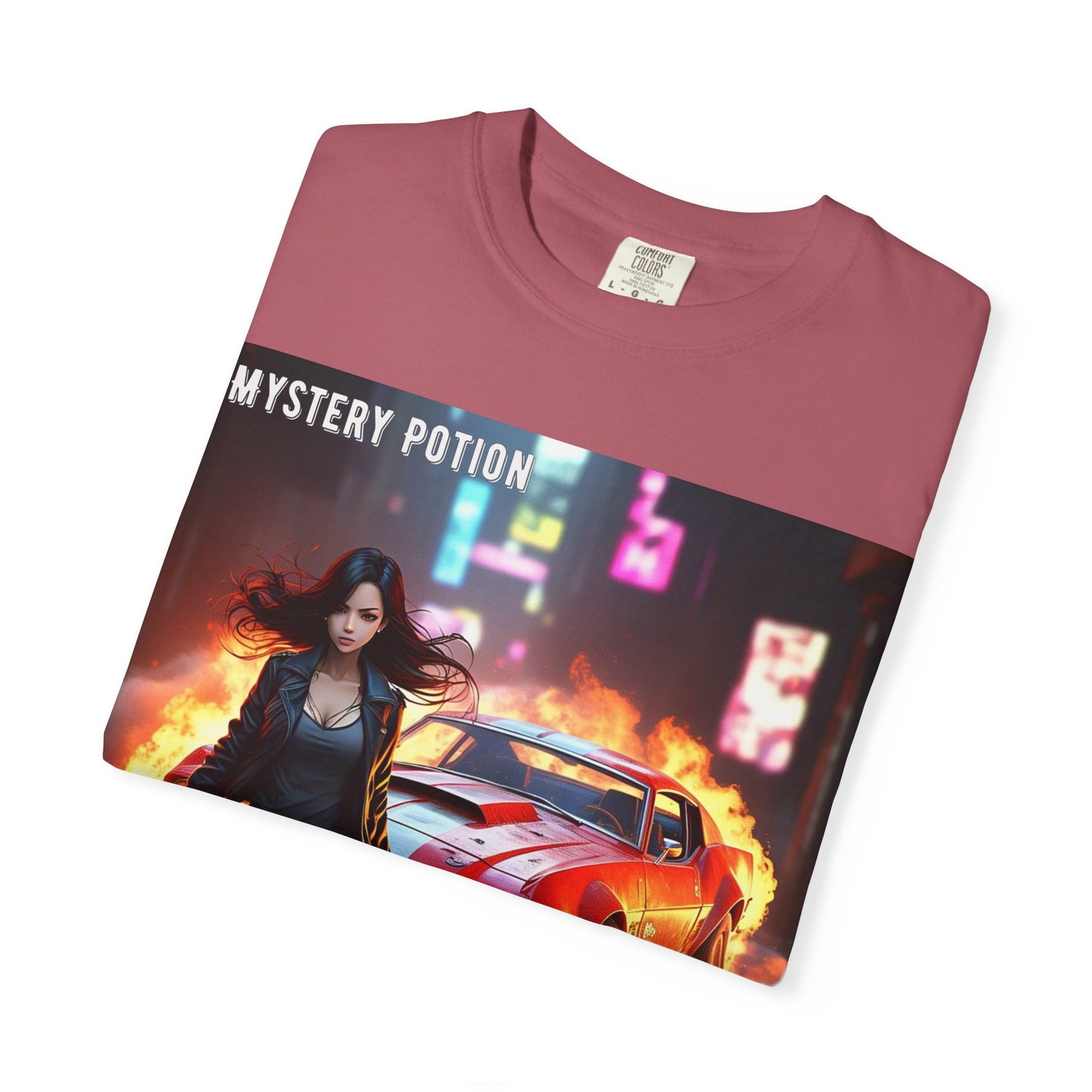 Mystery Potion Graphic Tee, Unisex Cool T-Shirt, Casual Wear, Gift for Gamers, Summer Festival Top