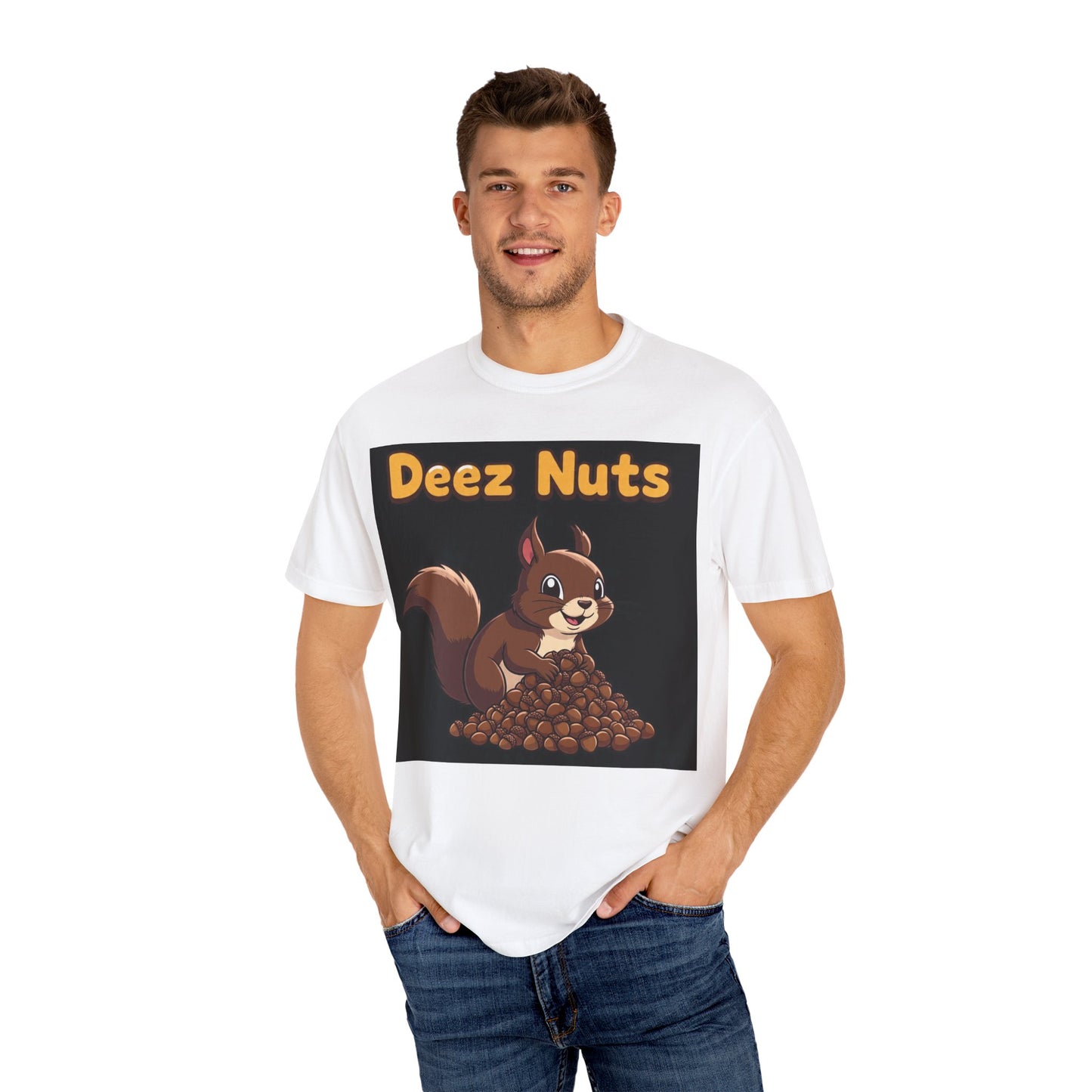 Funny Squirrel T-Shirt, Humor Tee for Friends, Gift for Nut Lovers, Quirky Apparel for Casual Outings, Perfect for Birthdays