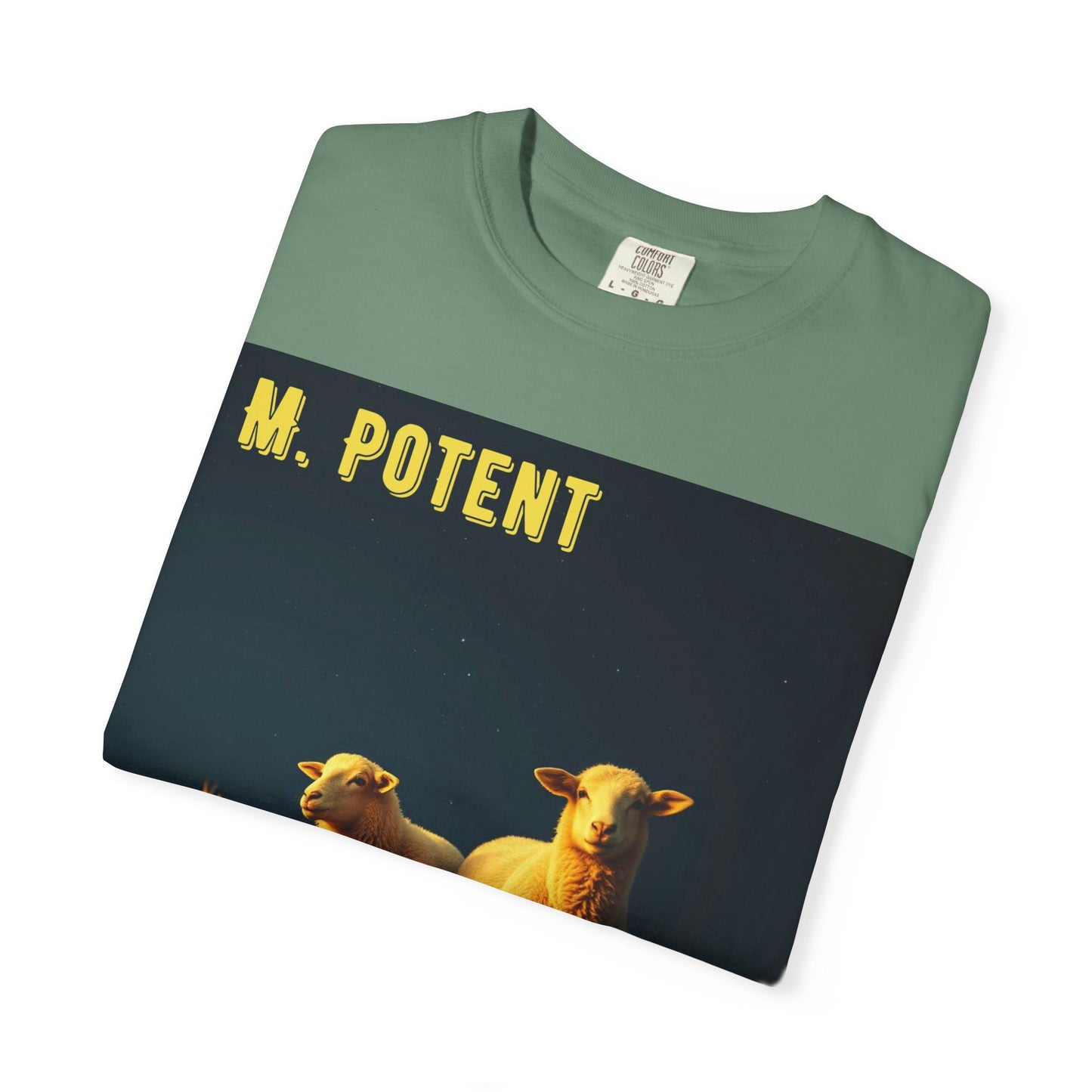 Debate Between Sheep and Grain by M. Potent, Sheep Graphic T-Shirt, Unisex Fashion Top, Farm Life Tee, Gift for Animal Lovers, Casual Everyday Wear