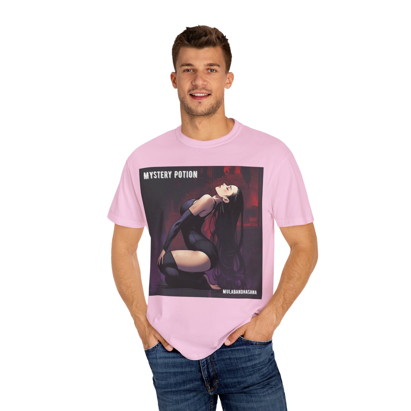 Mystical Mystery Potion Unisex T-Shirt, Yoga Graphic Tee, Unique Gift, Halloween Apparel, Vintage Style, Casual Wear