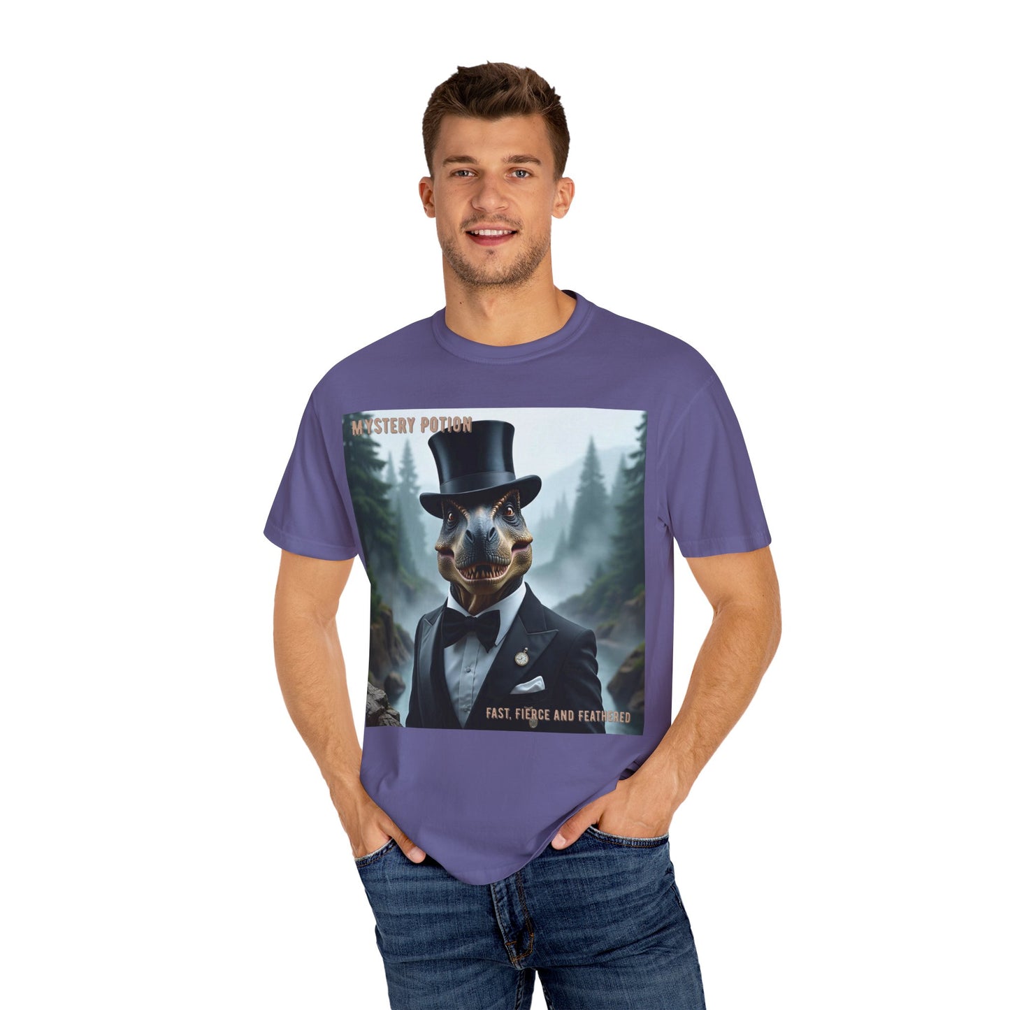 Mystery Potion T-shirt, Quirky Animal Graphic Tee, Fun Gift for Nature Lovers, Unique Fashion Statement, Casual Wear, Unisex Graphic Tee