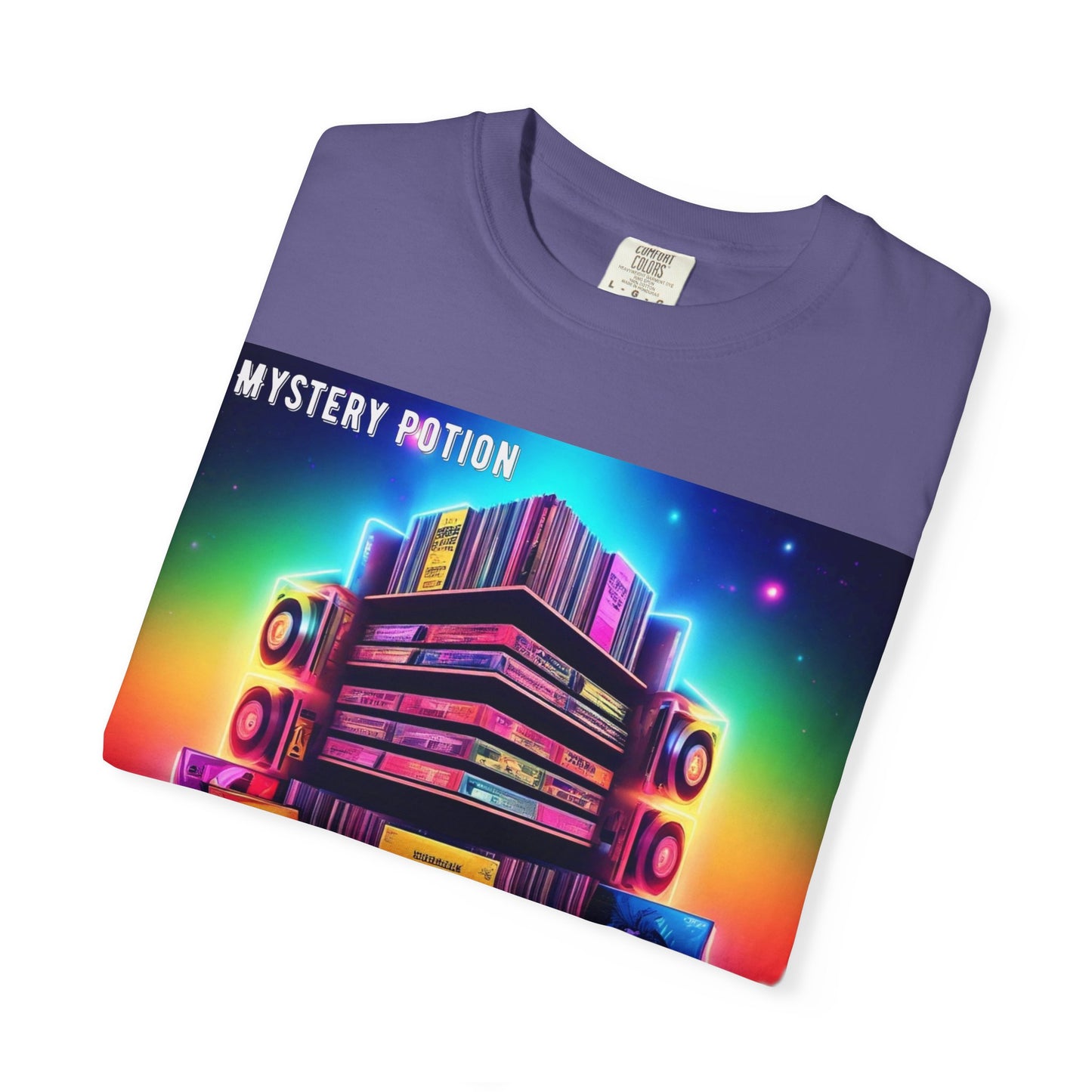 Lost In Time Vintage Vibe T-Shirt - Mystery Potion Graphic Tee, Unisex Casual Wear, Retro Music Lovers, Festival Apparel, Gift Idea