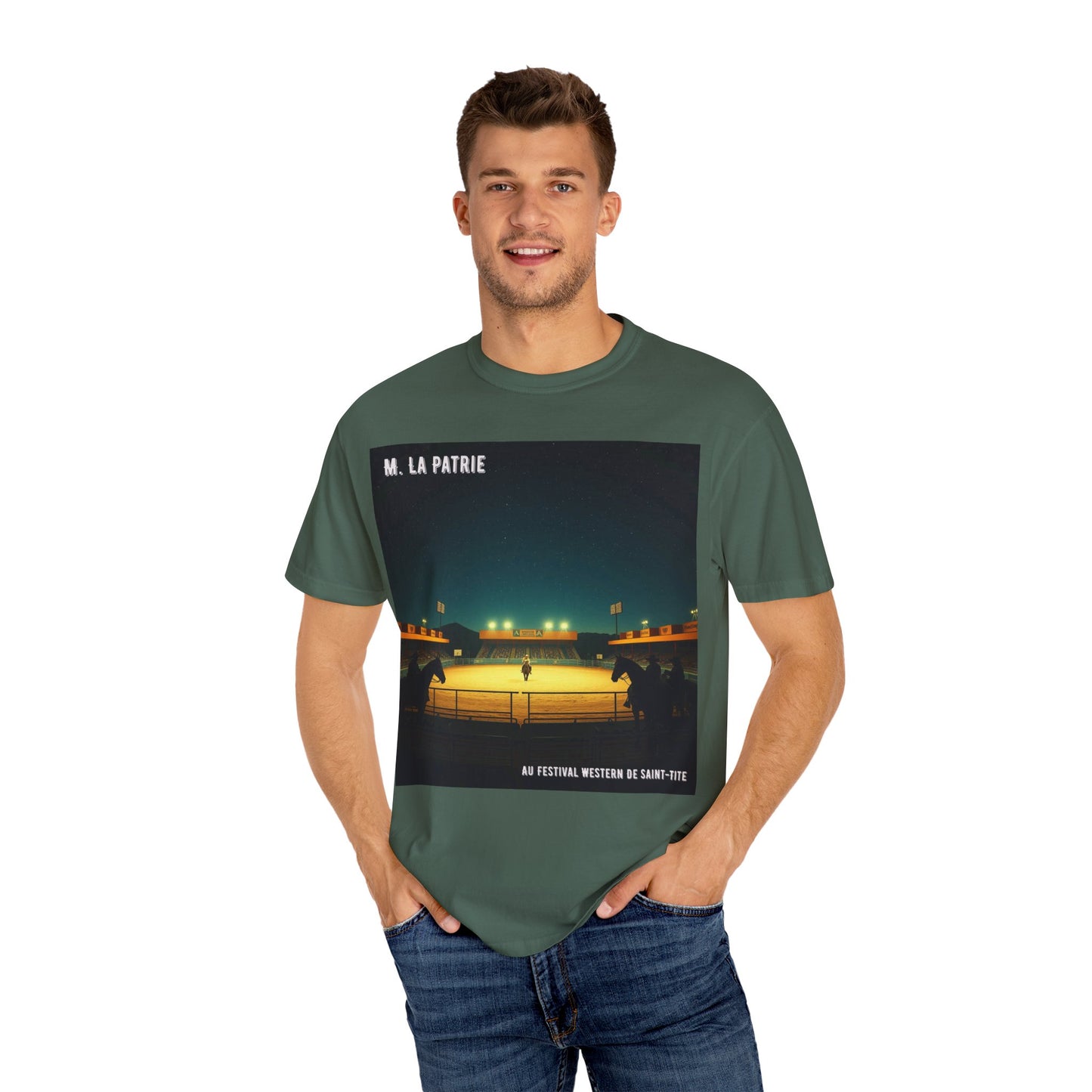 Retro Festival Western de Saint-Tite T-Shirt, Graphic Tee, Music Lovers Shirt, Unisex Cotton Tee, Vintage Concert Country Apparel, Rodeo Festival Outfit
