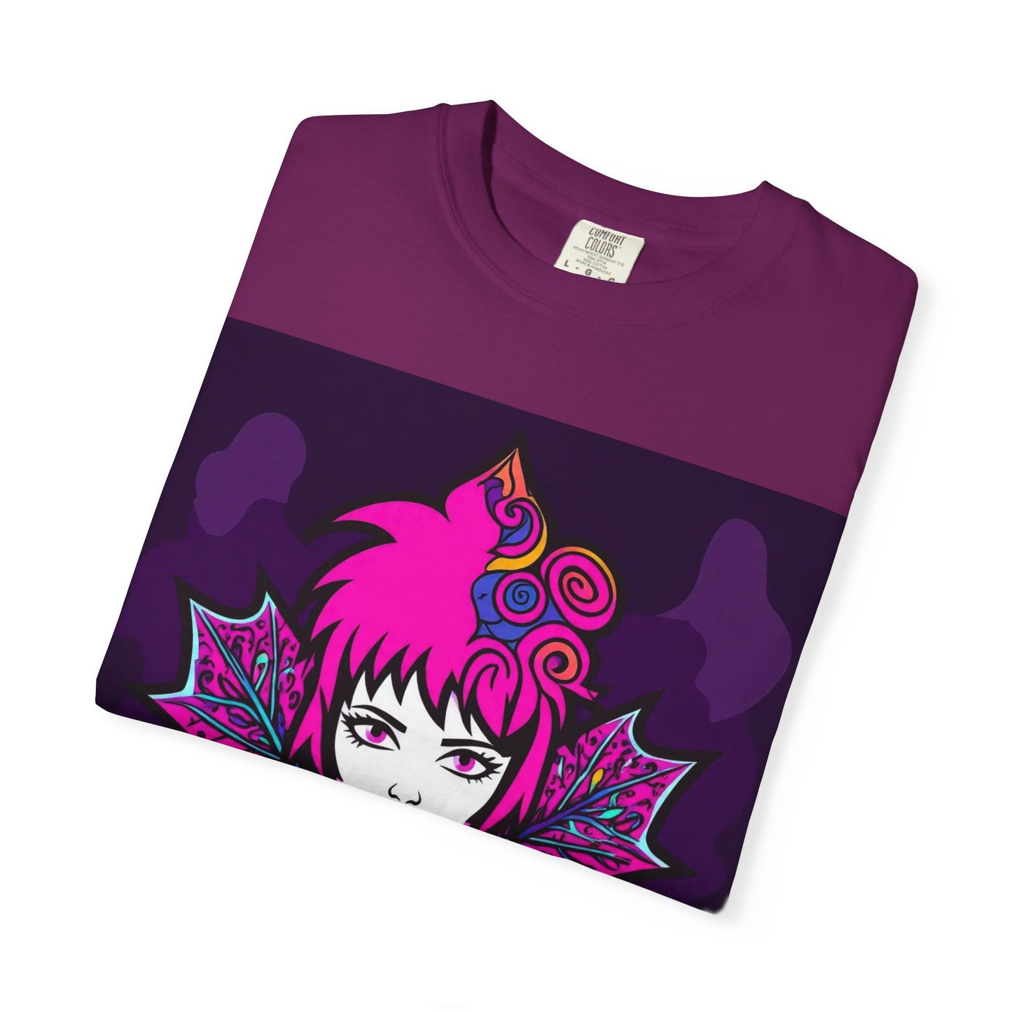 Emily The Maple Leaf Vibrant Graphic Tee: Retro Pop Art T-Shirt, Unique Gift, Casual Wear, Festival Fashion, Fun Style, Unisex Apparel