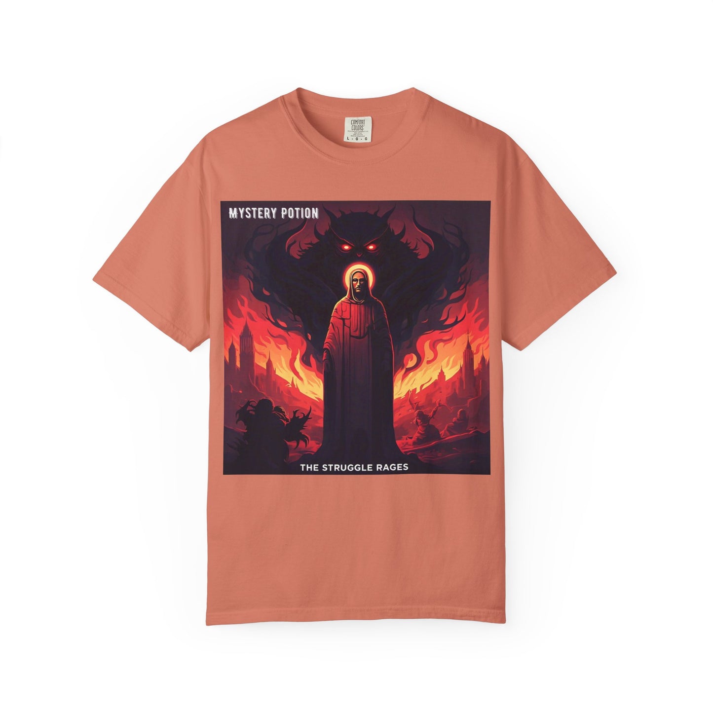 Mystical Struggle Graphic Tee - Perfect for Fans of Fantasy, Unique Gift, Casual Wear, Unisex T-shirt, Graphic Art Clothing