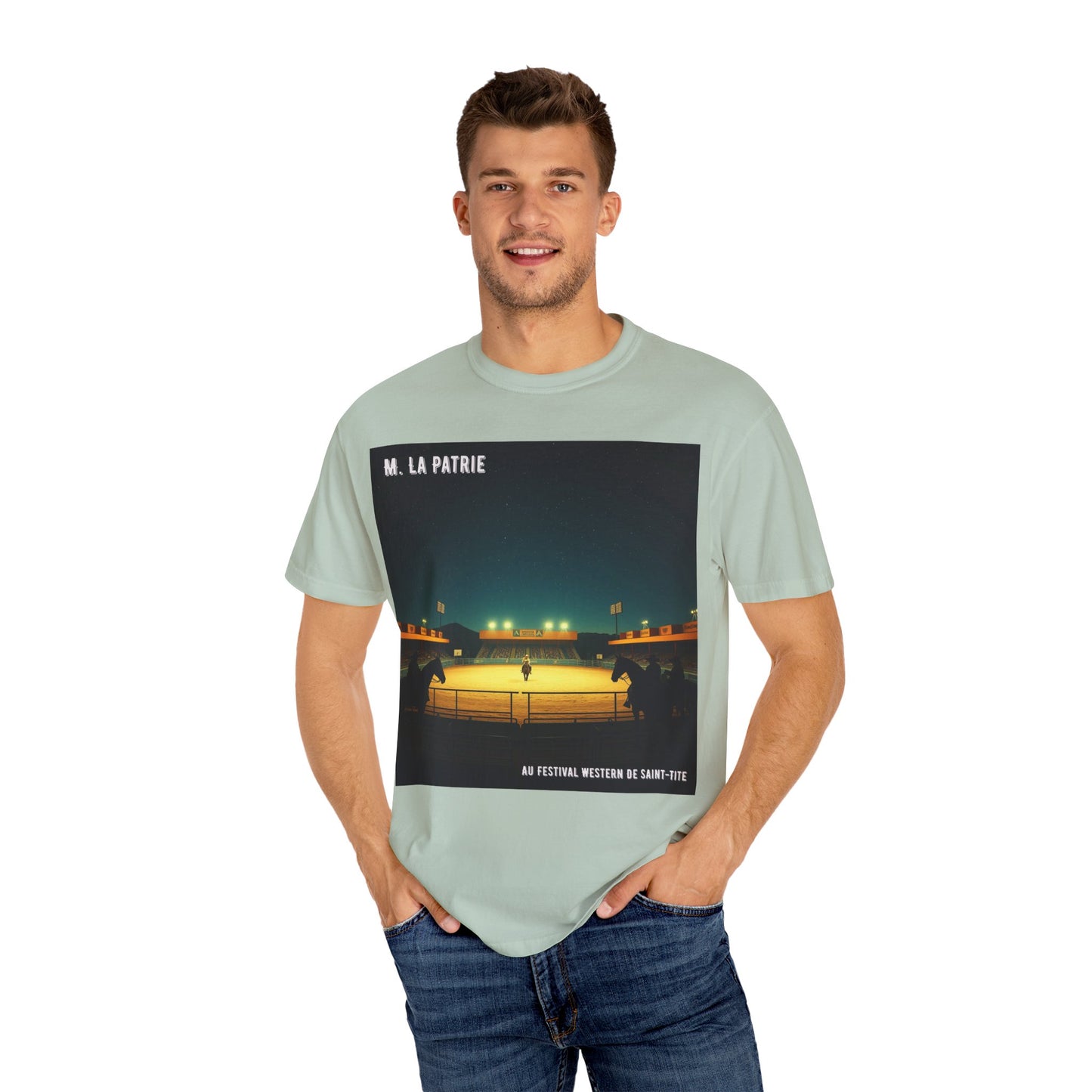 Retro Festival Western de Saint-Tite T-Shirt, Graphic Tee, Music Lovers Shirt, Unisex Cotton Tee, Vintage Concert Country Apparel, Rodeo Festival Outfit