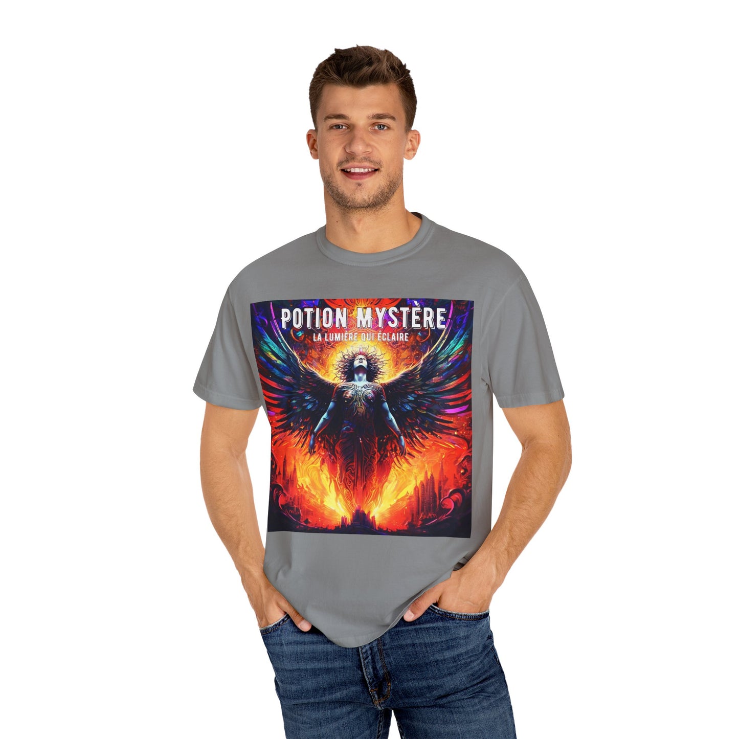Mystical Graphic Tee - Potion Mystere Unisex T-Shirt, Boho Fashion, Festival Wear, Witchy Style, Gift for Occult Lovers