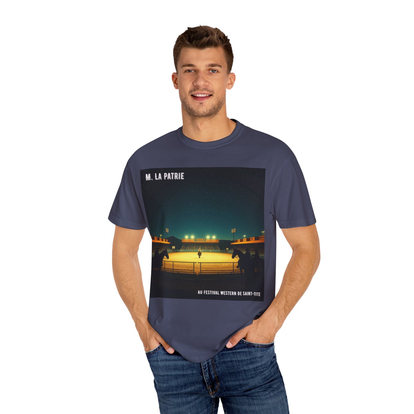 Retro Festival Western de Saint-Tite T-Shirt, Graphic Tee, Music Lovers Shirt, Unisex Cotton Tee, Vintage Concert Country Apparel, Rodeo Festival Outfit