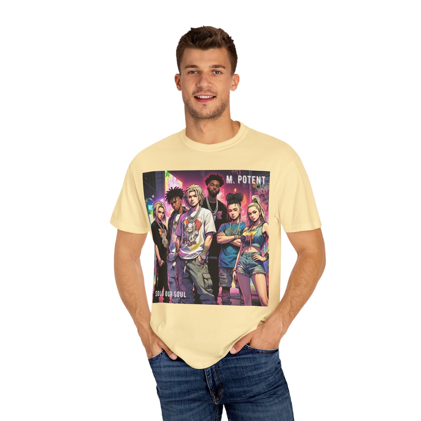 'Sold Our Soul' by M. Potent, Hip Hop Graphic Tee, Streetwear T-Shirt, Unisex Casual Tee, Music-Inspired Shirt, Gifts for Music Lovers, Trendy Fashion Top