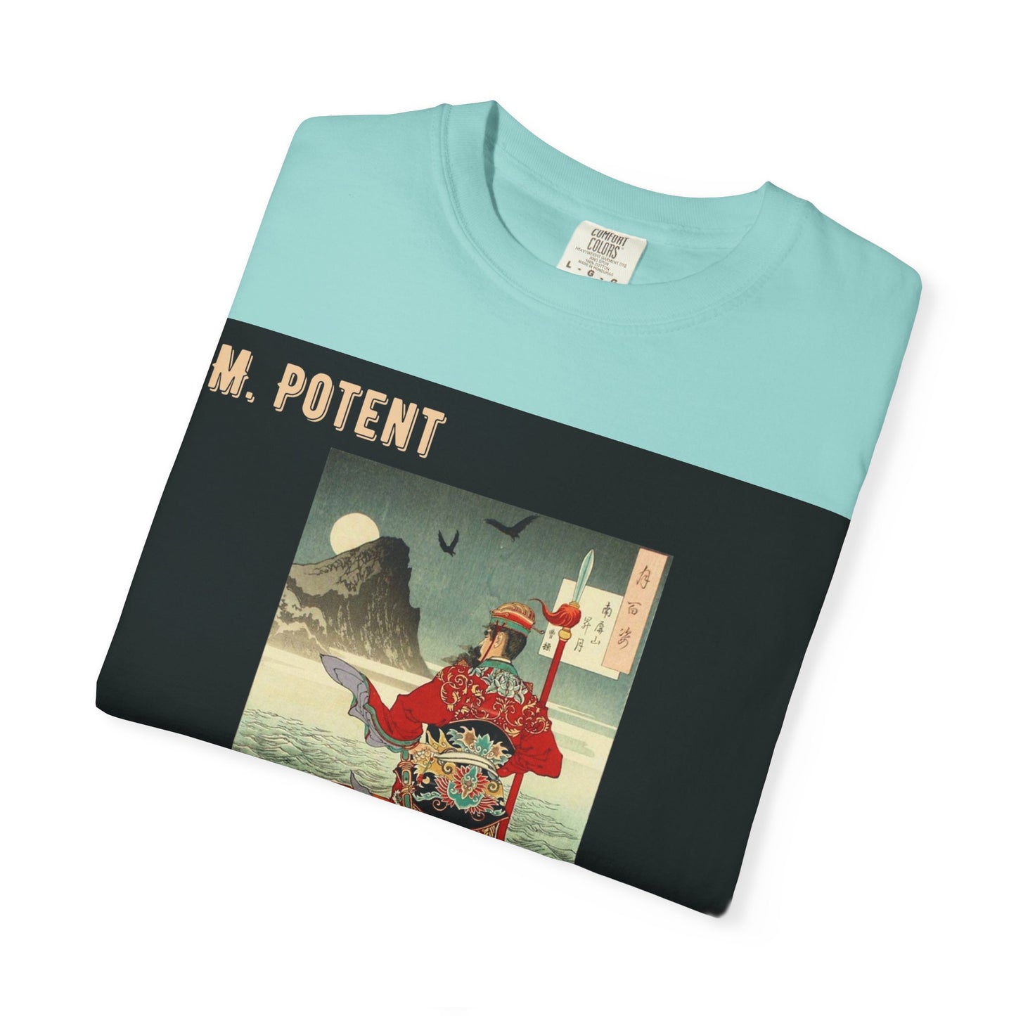 M. Potent Unisex Garment-Dyed T-Shirt, Casual Tee, Graphic Shirt, Streetwear Fashion, Gift for Music Lovers, Unique Style