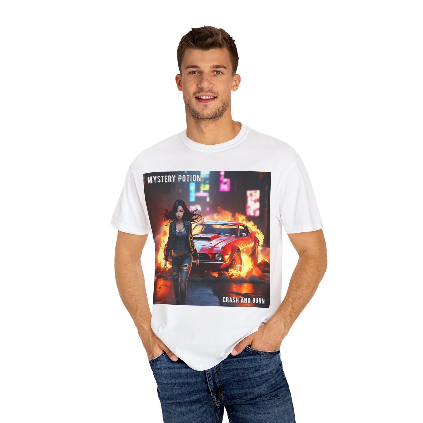 Mystery Potion Graphic Tee, Unisex Cool T-Shirt, Casual Wear, Gift for Gamers, Summer Festival Top