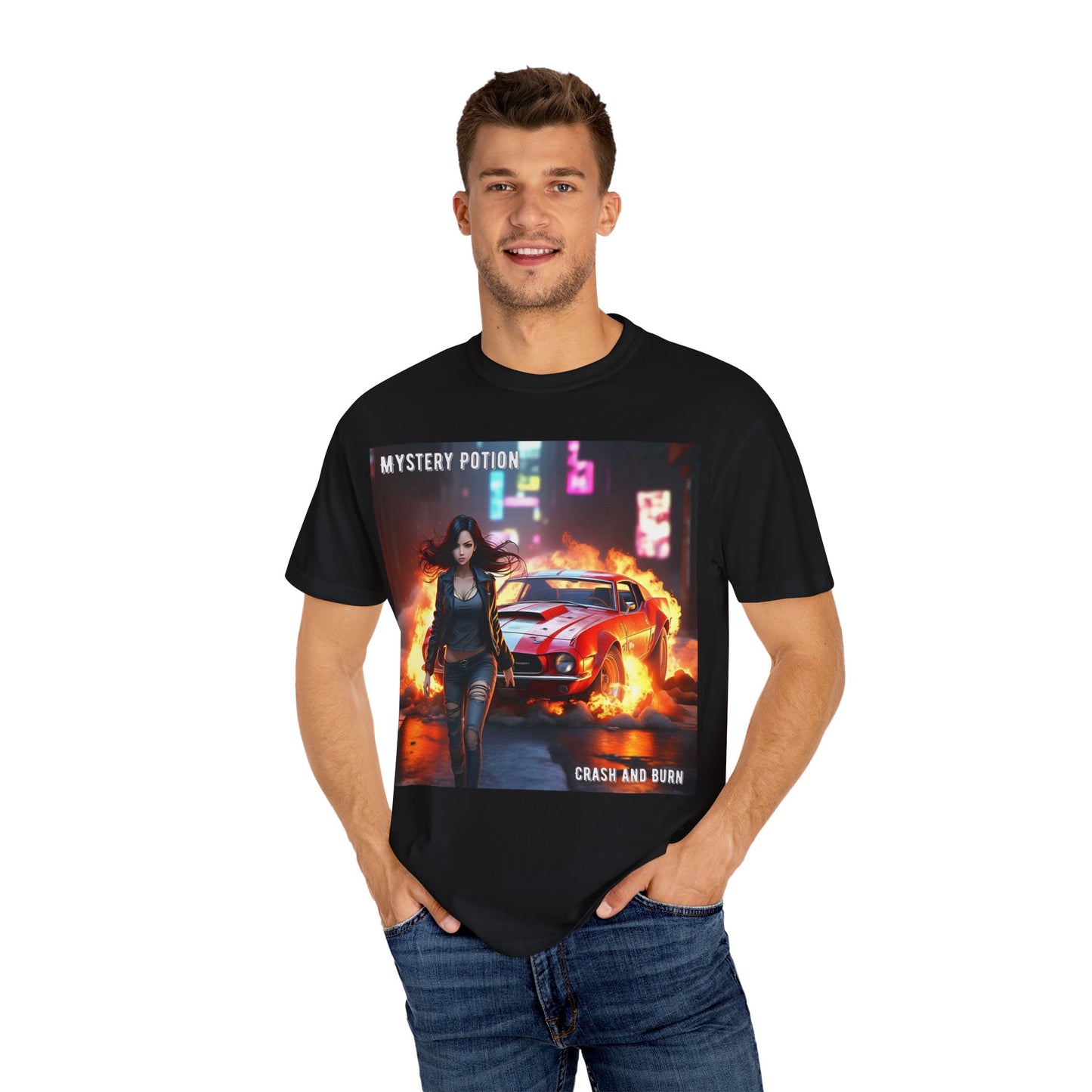Mystery Potion Graphic Tee, Unisex Cool T-Shirt, Casual Wear, Gift for Gamers, Summer Festival Top
