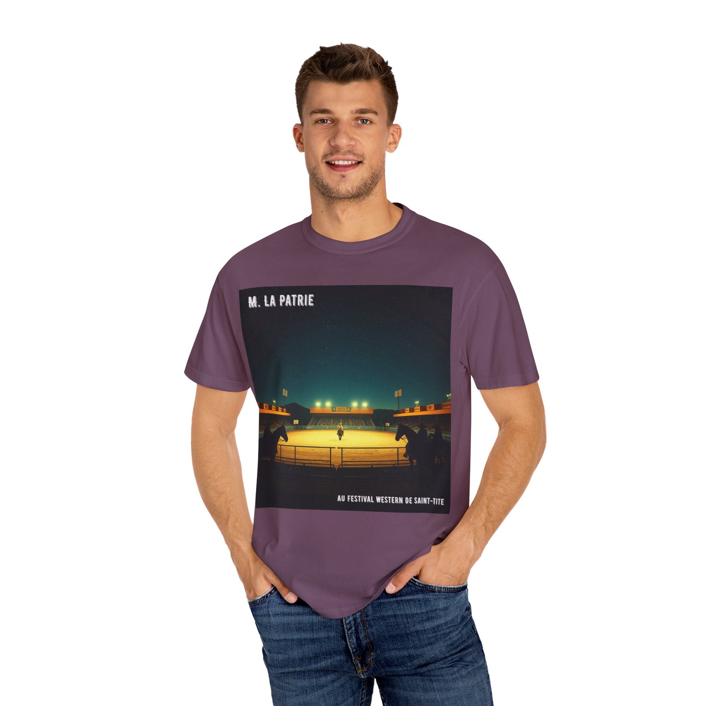 Retro Festival Western de Saint-Tite T-Shirt, Graphic Tee, Music Lovers Shirt, Unisex Cotton Tee, Vintage Concert Country Apparel, Rodeo Festival Outfit