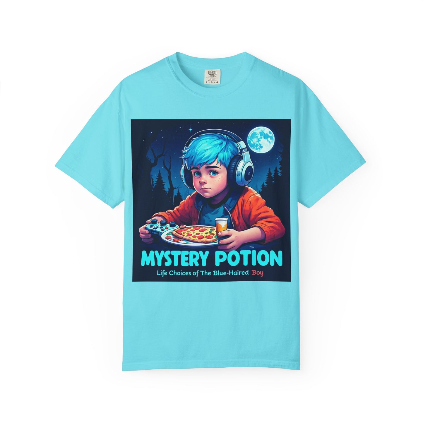 Mystery Potion T-shirt, Gamer Tee, Unisex Graphic Tee, Quirky Gift, Unique Design, Retro Vibe