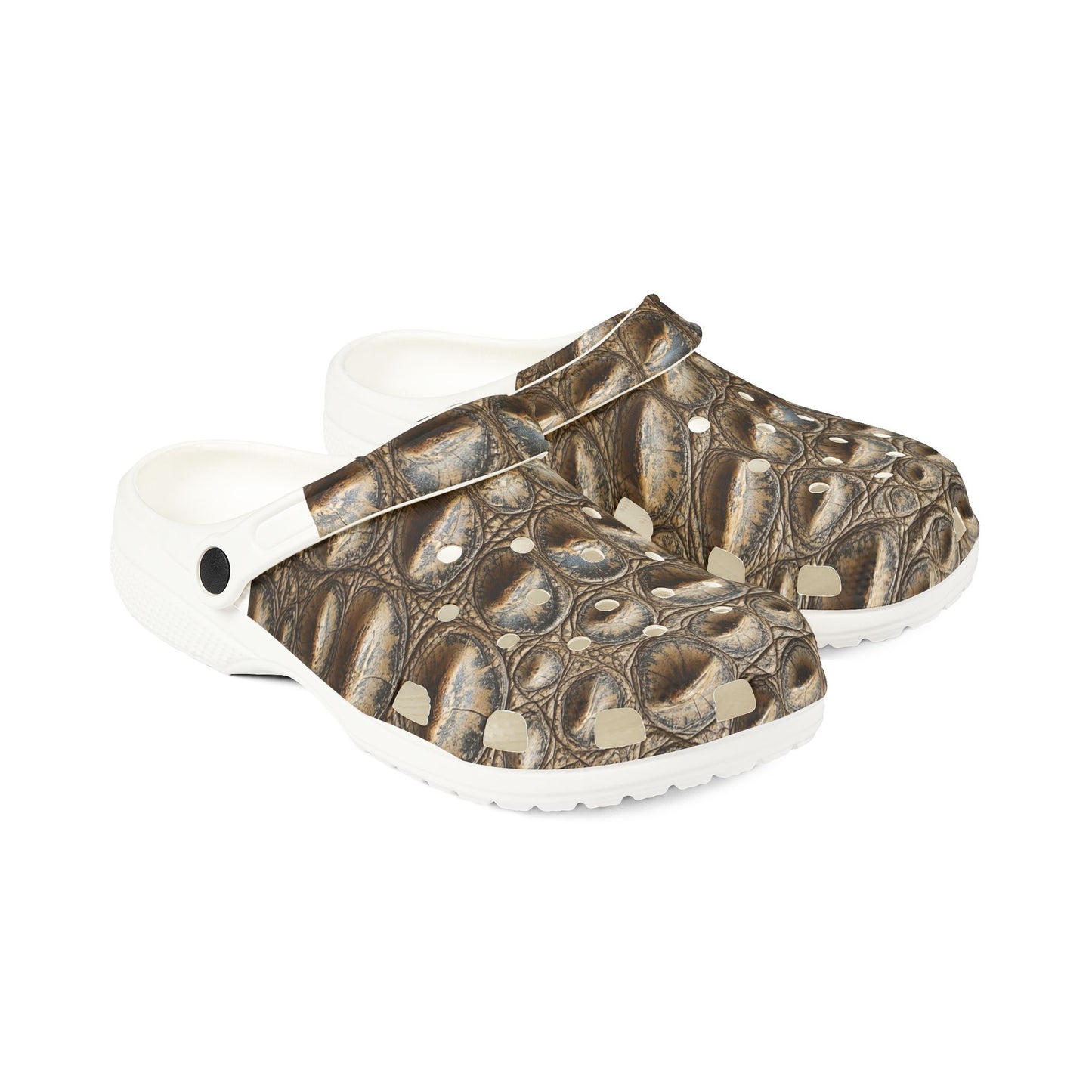 Aligator Skin Stylish EVA Foam Rubber Clogs, Trendy Casual Footwear, Ideal for Home & Outdoor, Perfect for Summer, Vacation & Gardening