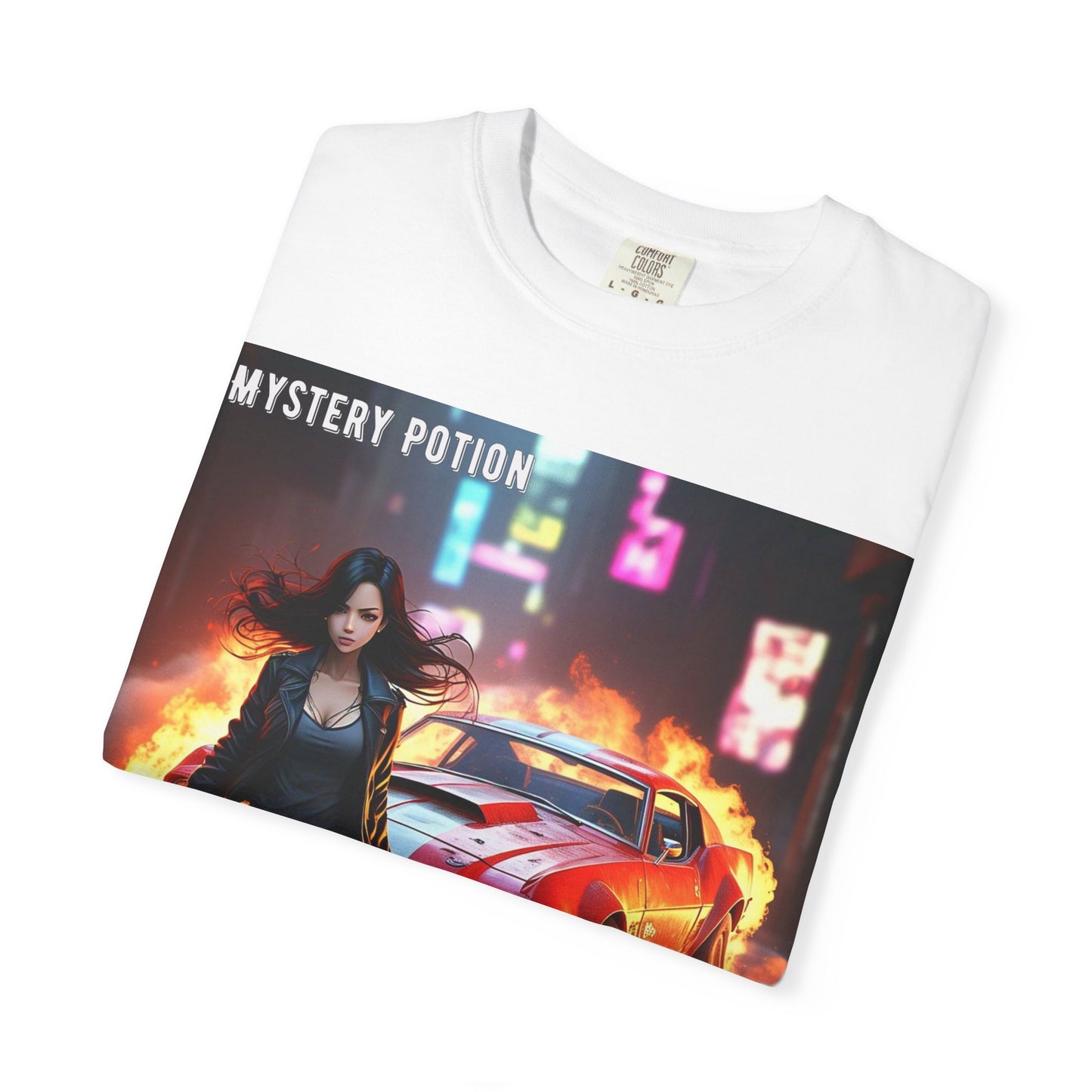 Mystery Potion Graphic Tee, Unisex Cool T-Shirt, Casual Wear, Gift for Gamers, Summer Festival Top