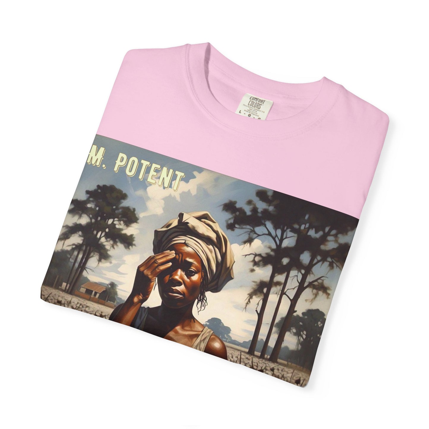 'Ezekiel Saw the Wheel' by M. Potent, Vintage-Inspired Unisex T-Shirt with Artistic Design, Casual Wear, Gift for Art Lovers, Music Events, Everyday Fashion