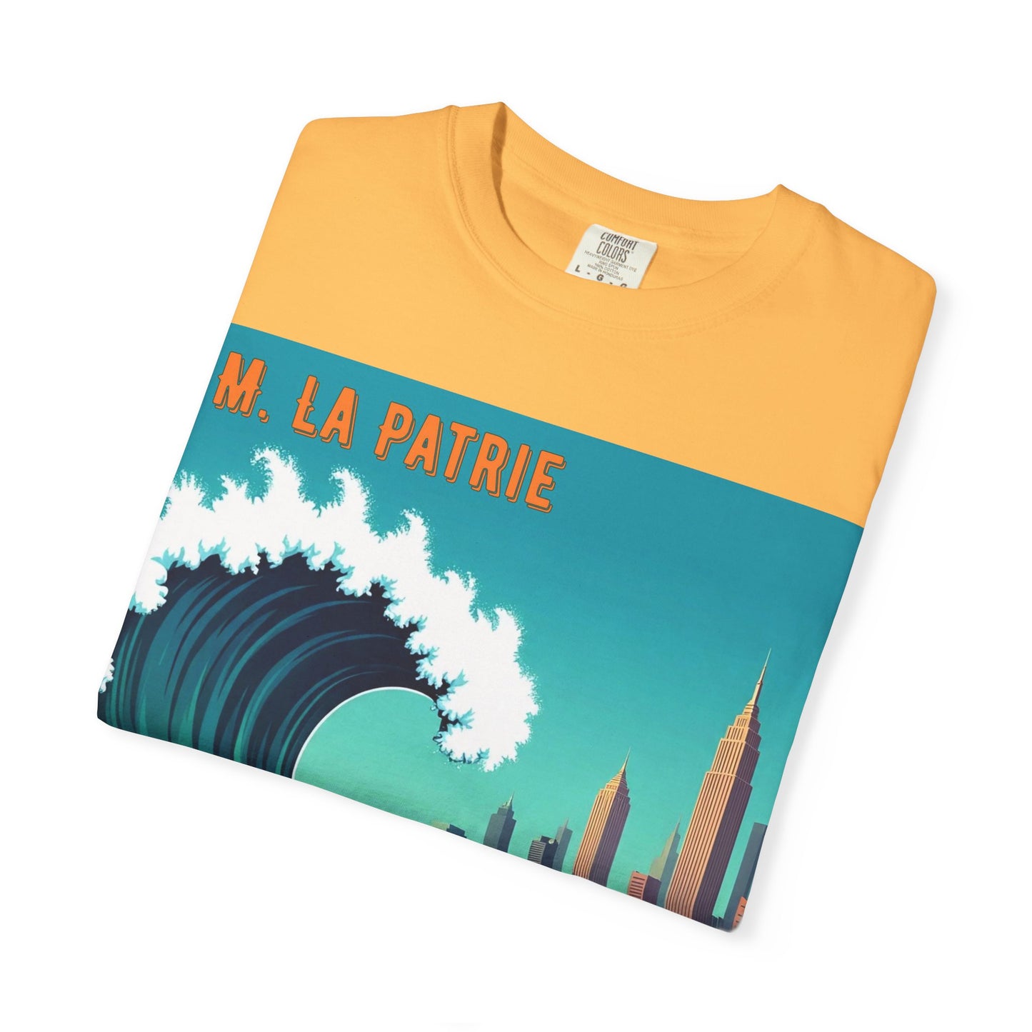 'Frapper Le Gros Lot et Perdre Le Contrôle' de M. La Patrie, Ocean Vibes Graphic T-Shirt - Summer Beach Wear, Casual Fashion, Beach Vacation Gift, Relaxed Fit Tee, Cool Graphic Shirt