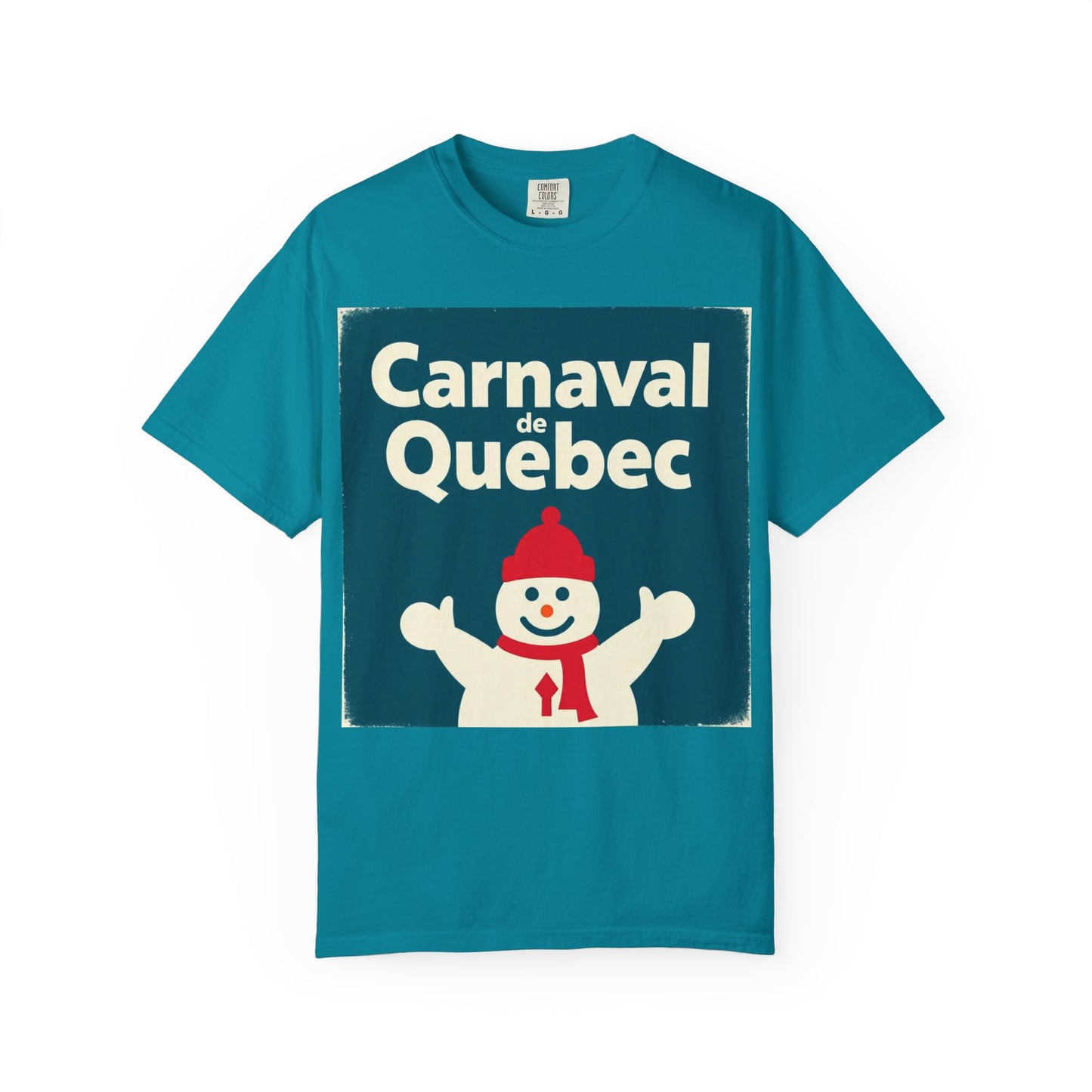 Quebec Carnaval Unisex T-Shirt, Winter Festival Tee, Handmade Vacation Souvenir, Holiday Gift Apparel, Quebec Celebration Shirt