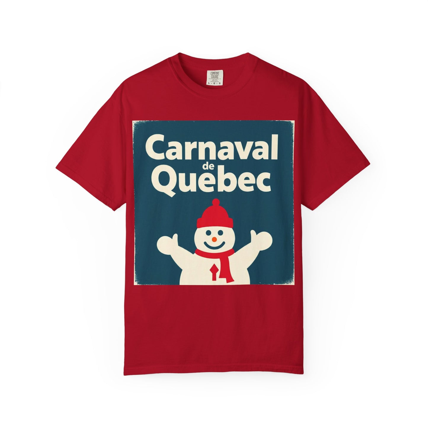 Quebec Carnaval Unisex T-Shirt, Winter Festival Tee, Handmade Vacation Souvenir, Holiday Gift Apparel, Quebec Celebration Shirt
