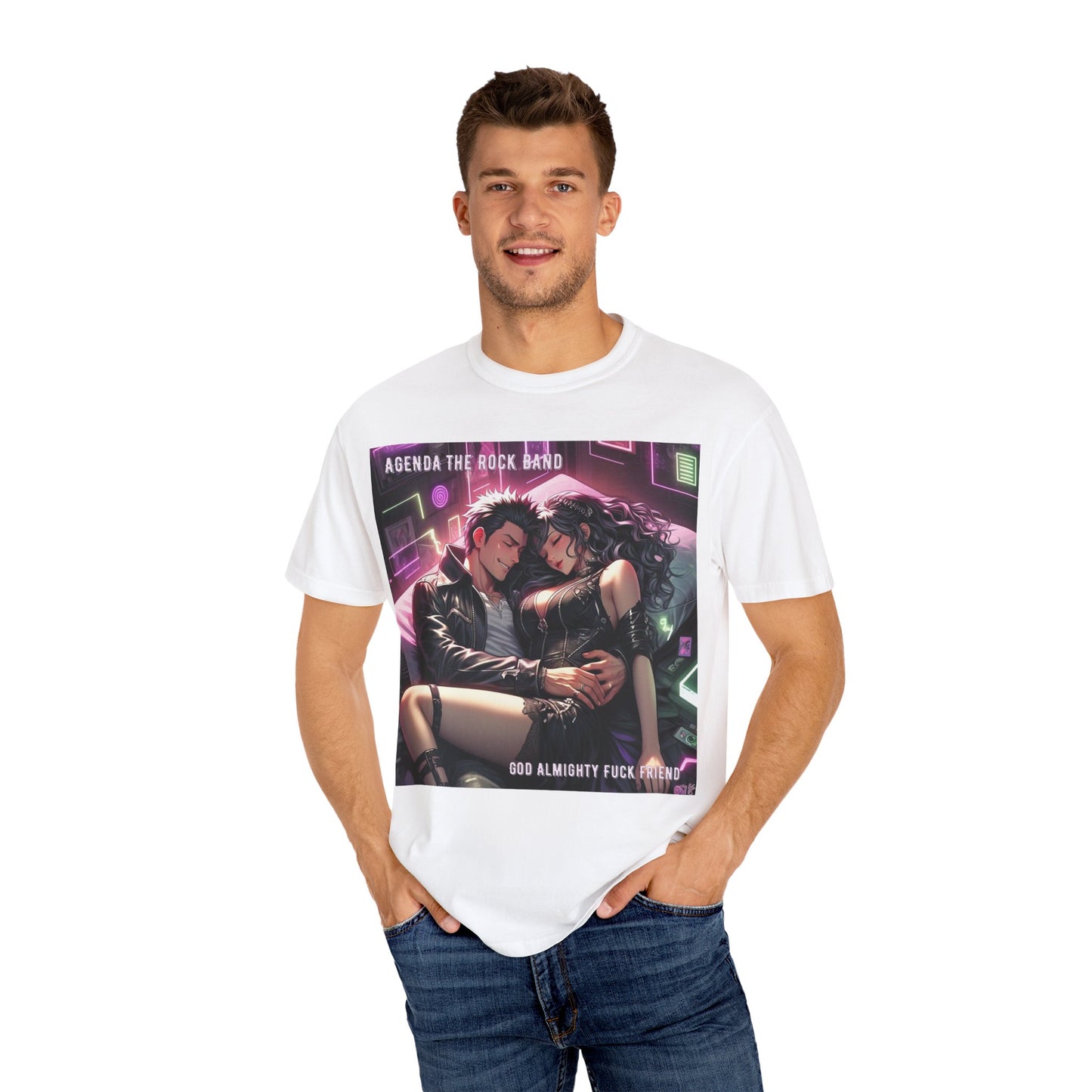 Rock Band Explicit Graphic T-Shirt, Vintage Music Tee, Unisex Kurt Cobain Shirt, Retro Style Apparel, Perfect for Concerts or Gifting