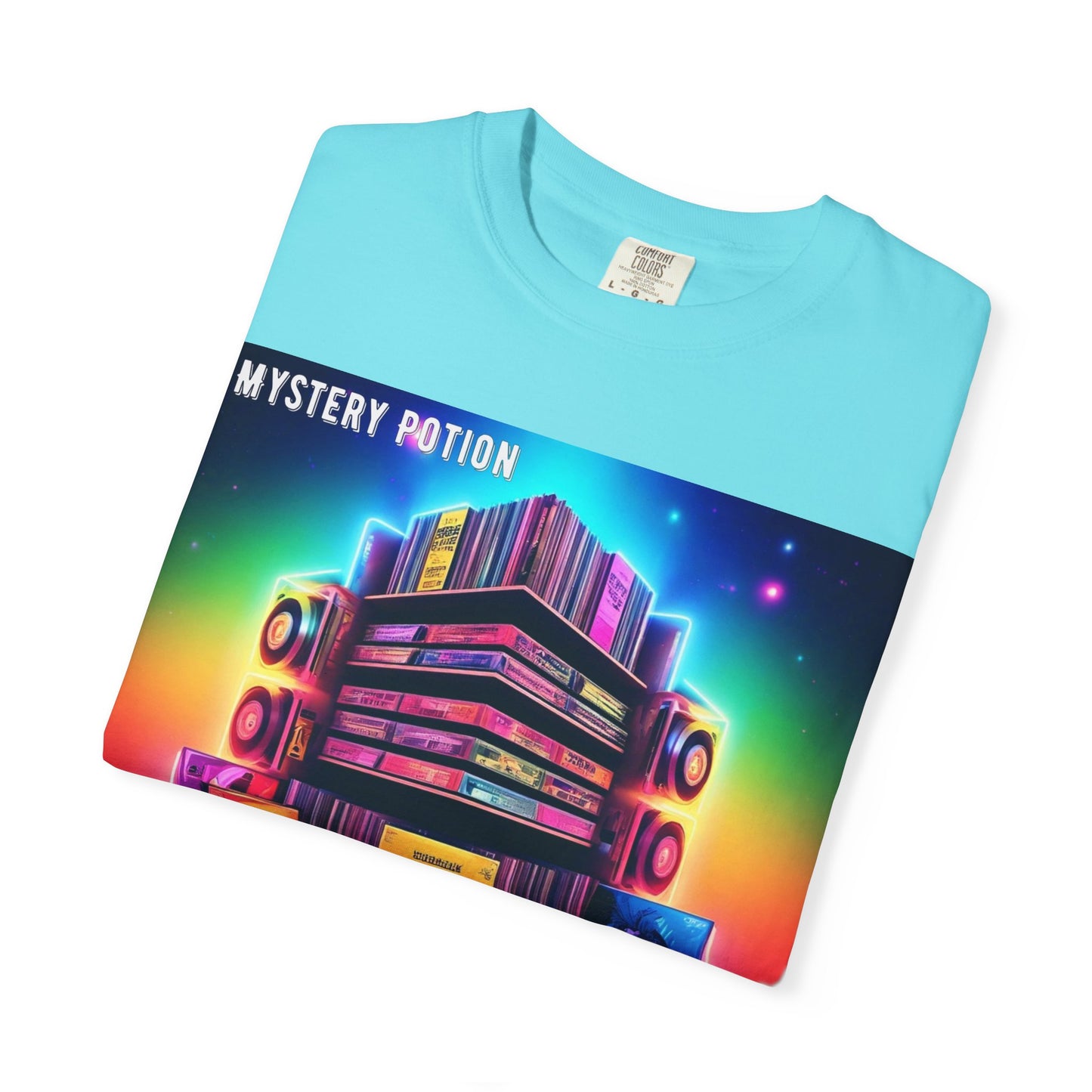 Lost In Time Vintage Vibe T-Shirt - Mystery Potion Graphic Tee, Unisex Casual Wear, Retro Music Lovers, Festival Apparel, Gift Idea