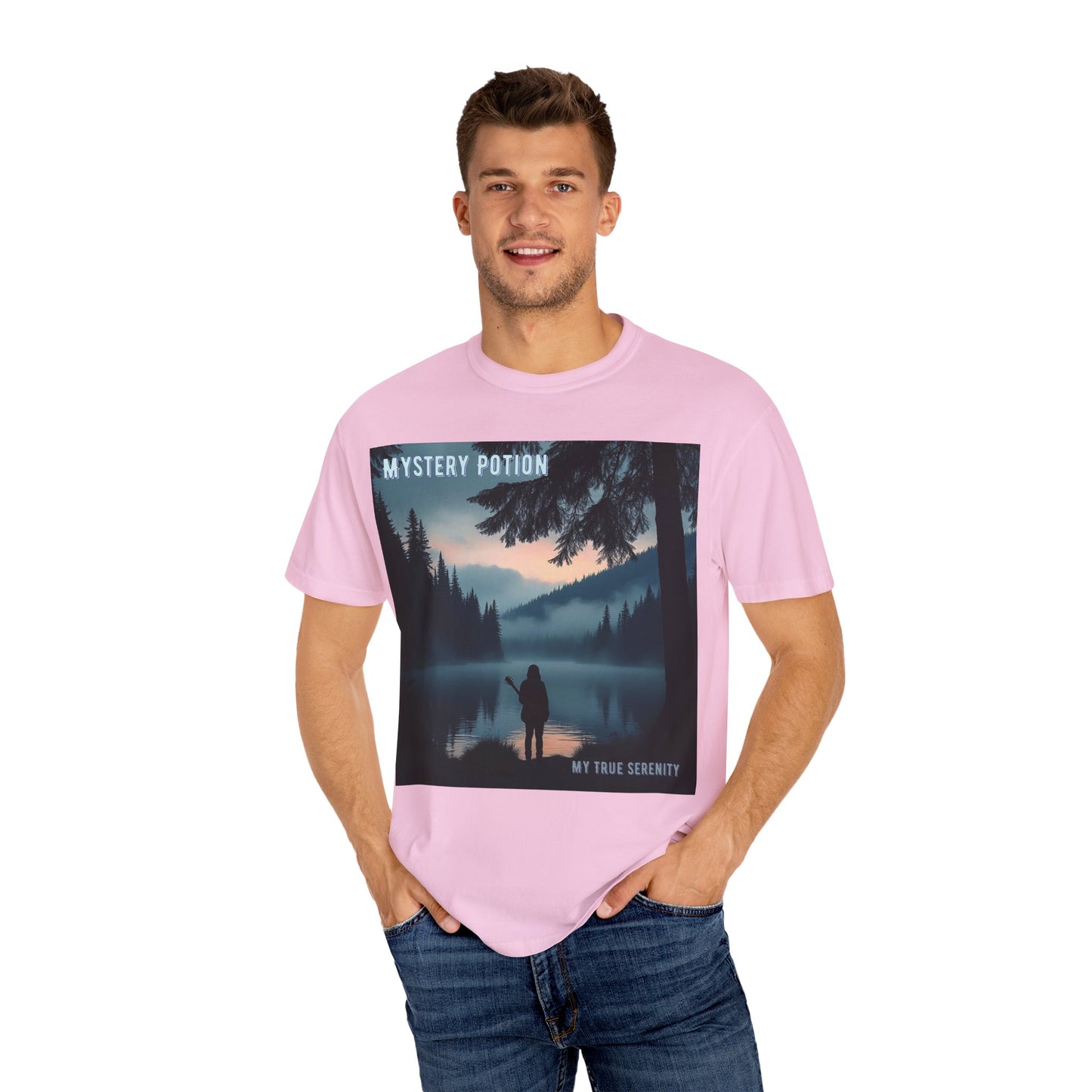 'My True Serenity' by Mystery Potion Unisex T-Shirt | Nature Lover Gift, Outdoor Adventure Tee, Casual Everyday Wear, Unique Graphic Shirt, Cozy and Stylish