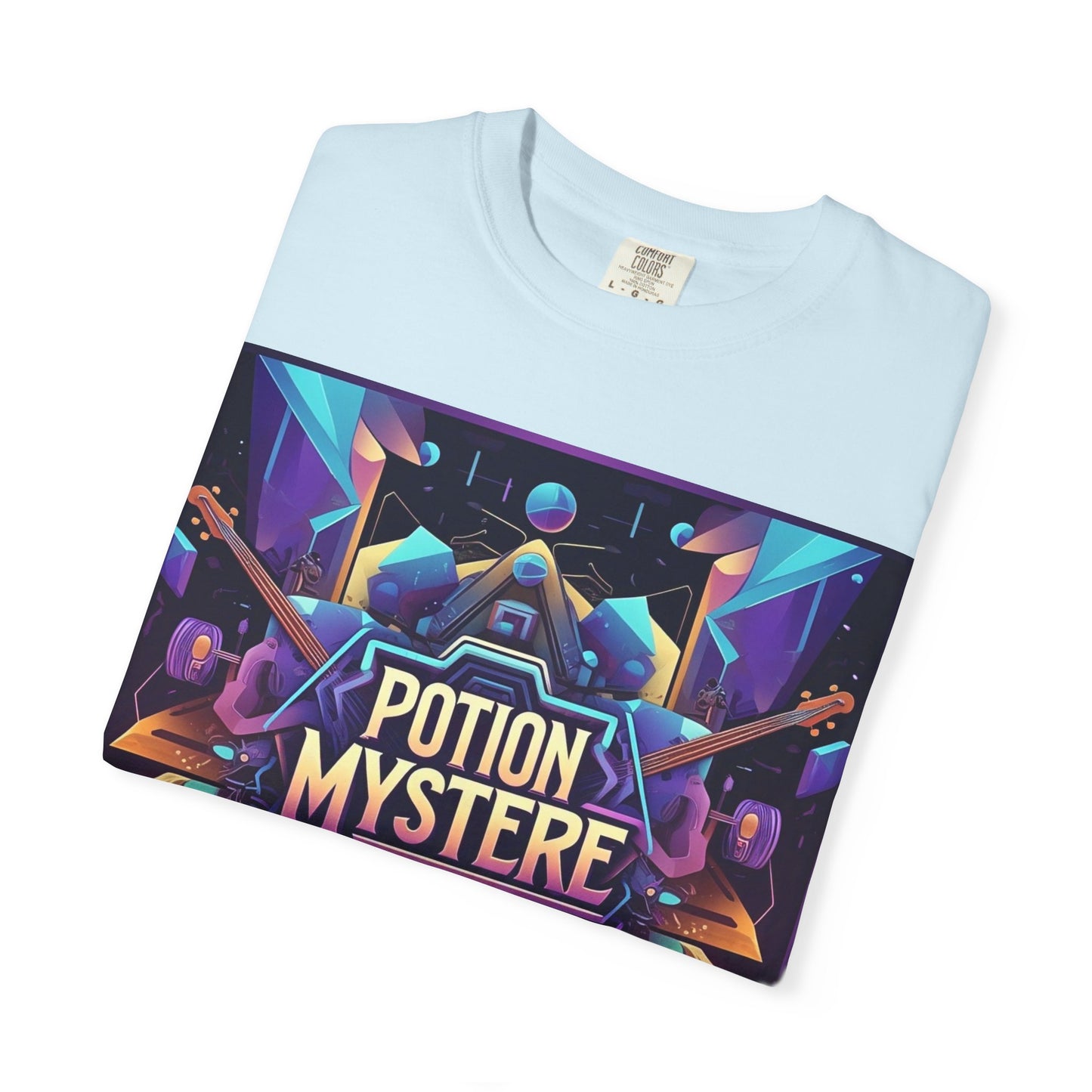 Potion Mystere Graphic Tee, Artistic Unisex Shirt, Handmade Gift, Festival Apparel, Unique Art T-shirt