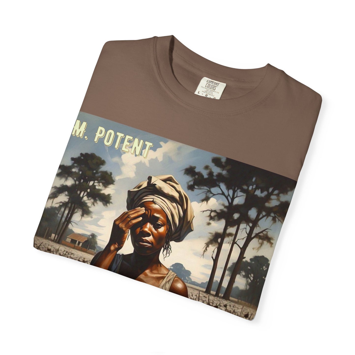 'Ezekiel Saw the Wheel' by M. Potent, Vintage-Inspired Unisex T-Shirt with Artistic Design, Casual Wear, Gift for Art Lovers, Music Events, Everyday Fashion