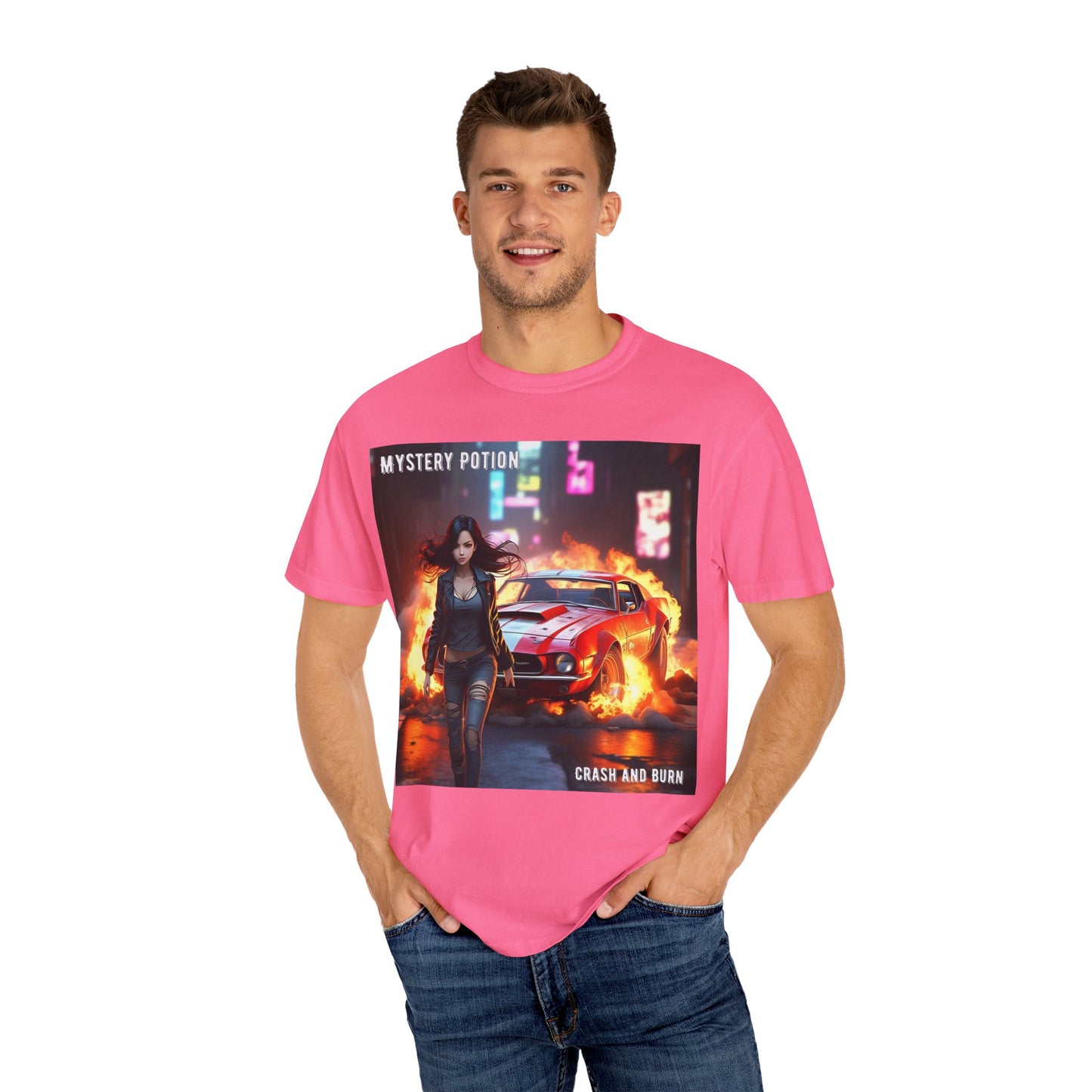 Mystery Potion Graphic Tee, Unisex Cool T-Shirt, Casual Wear, Gift for Gamers, Summer Festival Top