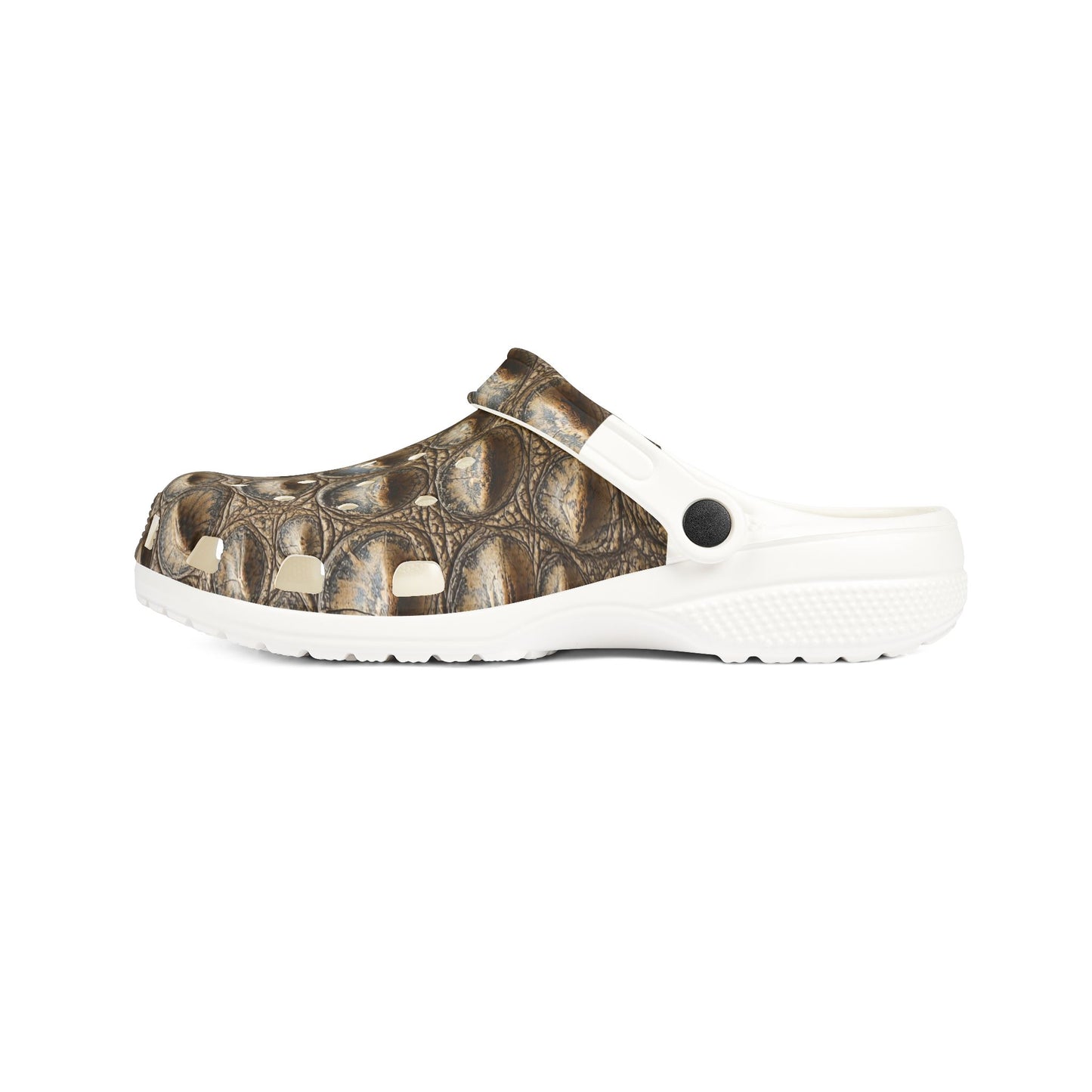 Aligator Skin Stylish EVA Foam Rubber Clogs, Trendy Casual Footwear, Ideal for Home & Outdoor, Perfect for Summer, Vacation & Gardening