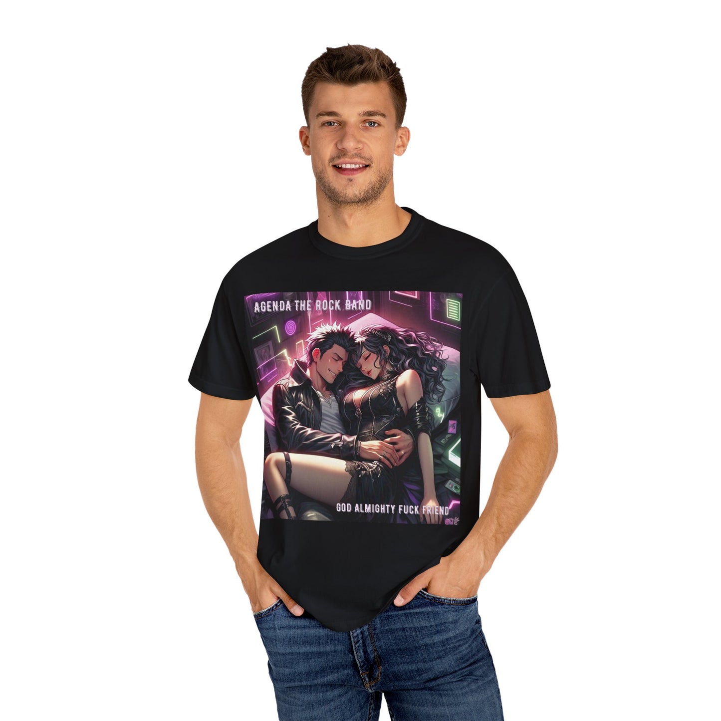 Rock Band Explicit Graphic T-Shirt, Vintage Music Tee, Unisex Kurt Cobain Shirt, Retro Style Apparel, Perfect for Concerts or Gifting