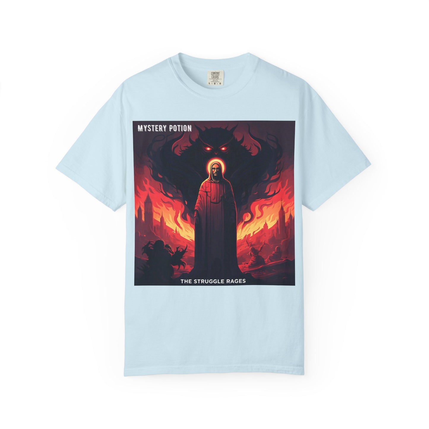 Mystical Struggle Graphic Tee - Perfect for Fans of Fantasy, Unique Gift, Casual Wear, Unisex T-shirt, Graphic Art Clothing