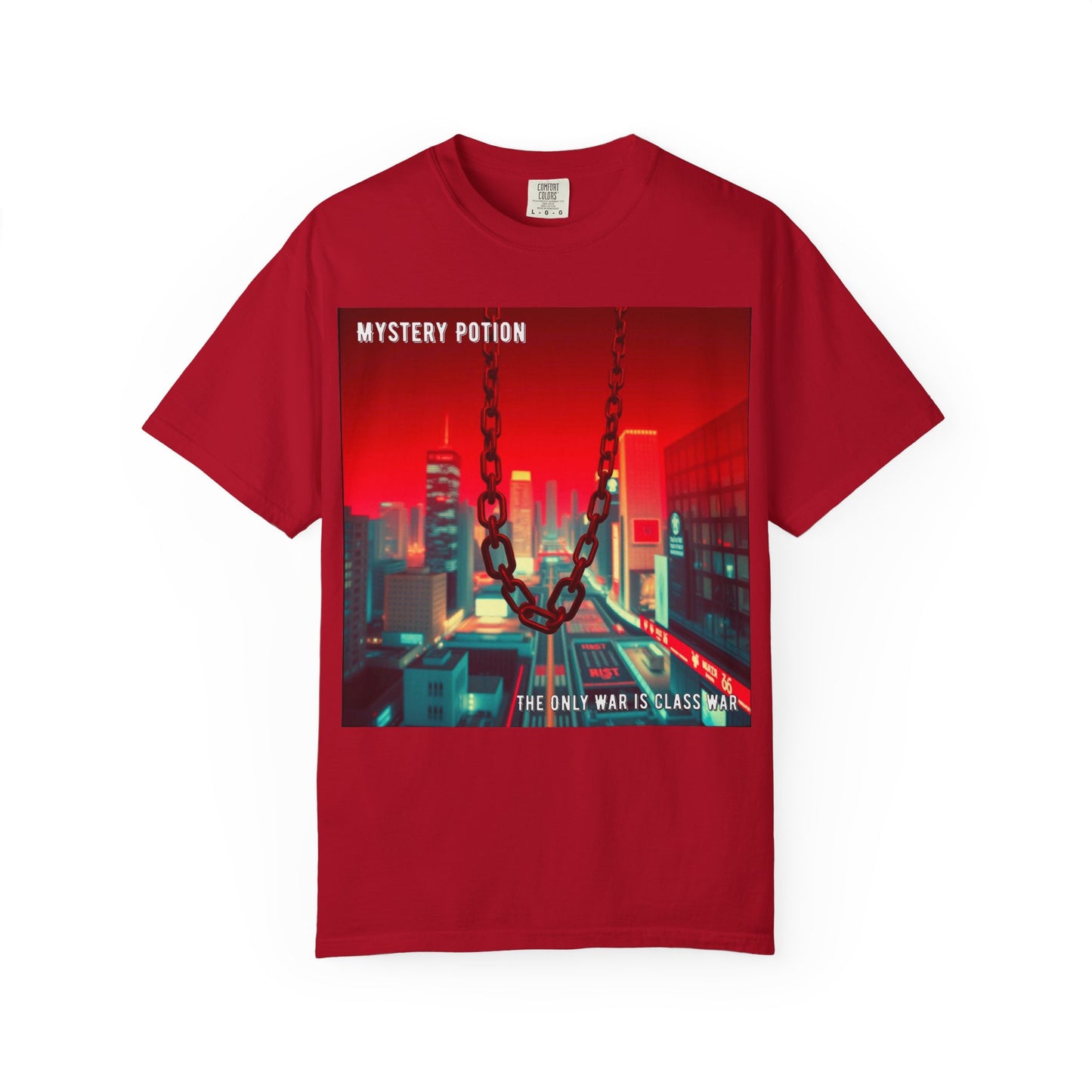 Mystery Potion Urban T-Shirt, Retro Graphic Tee, Unisex Streetwear, Casual Wear, Gift for Art Lovers, Music Festival Apparel