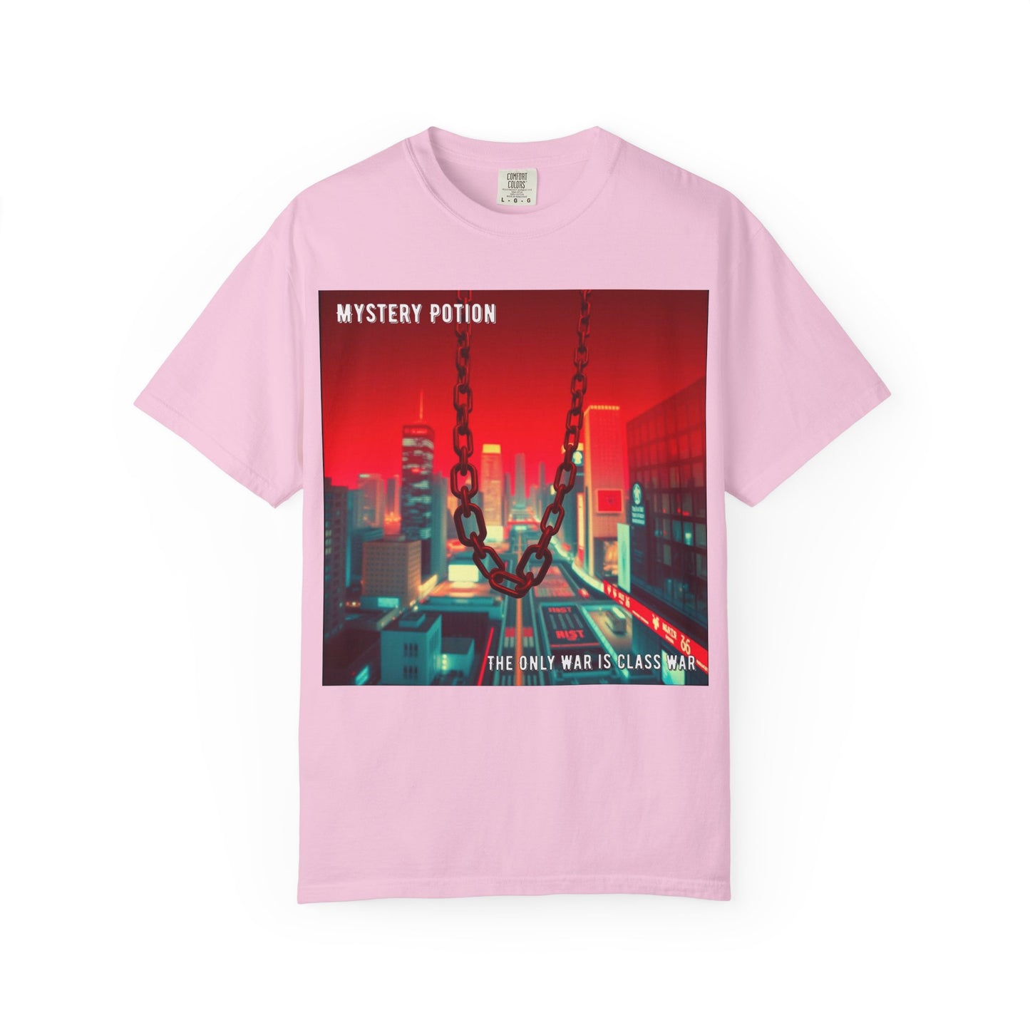 Mystery Potion Urban T-Shirt, Retro Graphic Tee, Unisex Streetwear, Casual Wear, Gift for Art Lovers, Music Festival Apparel