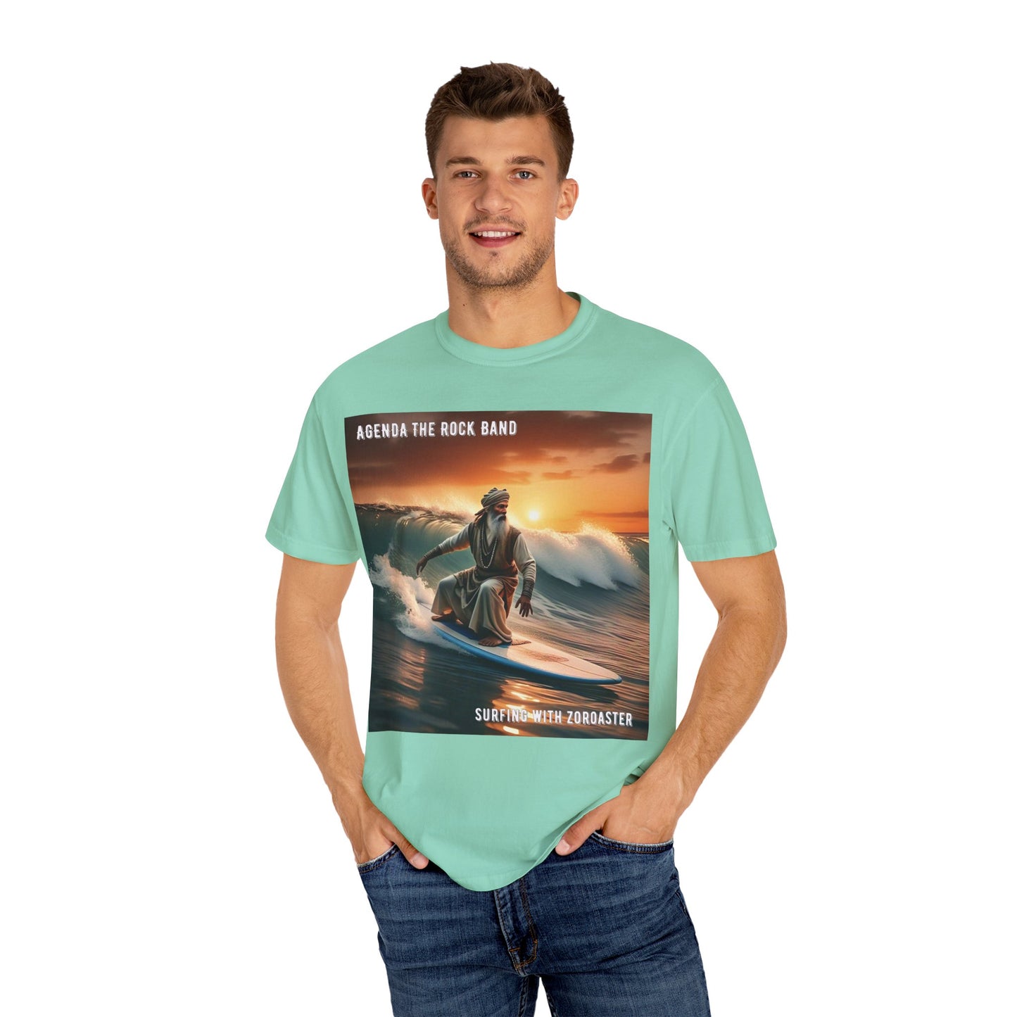 Surfing Rock Band T-Shirt, Unisex Vintage Tee, Casual Summer Wear, Perfect for Music Lovers, Beach Days, Concerts