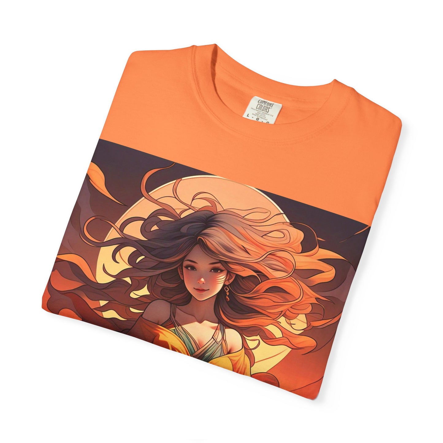 Mystical Autumn Goddess T-shirt, Enchanted Graphic Tee, Boho Style Apparel, Art Inspired Top, Unique Gift for Her, Festival Fashion
