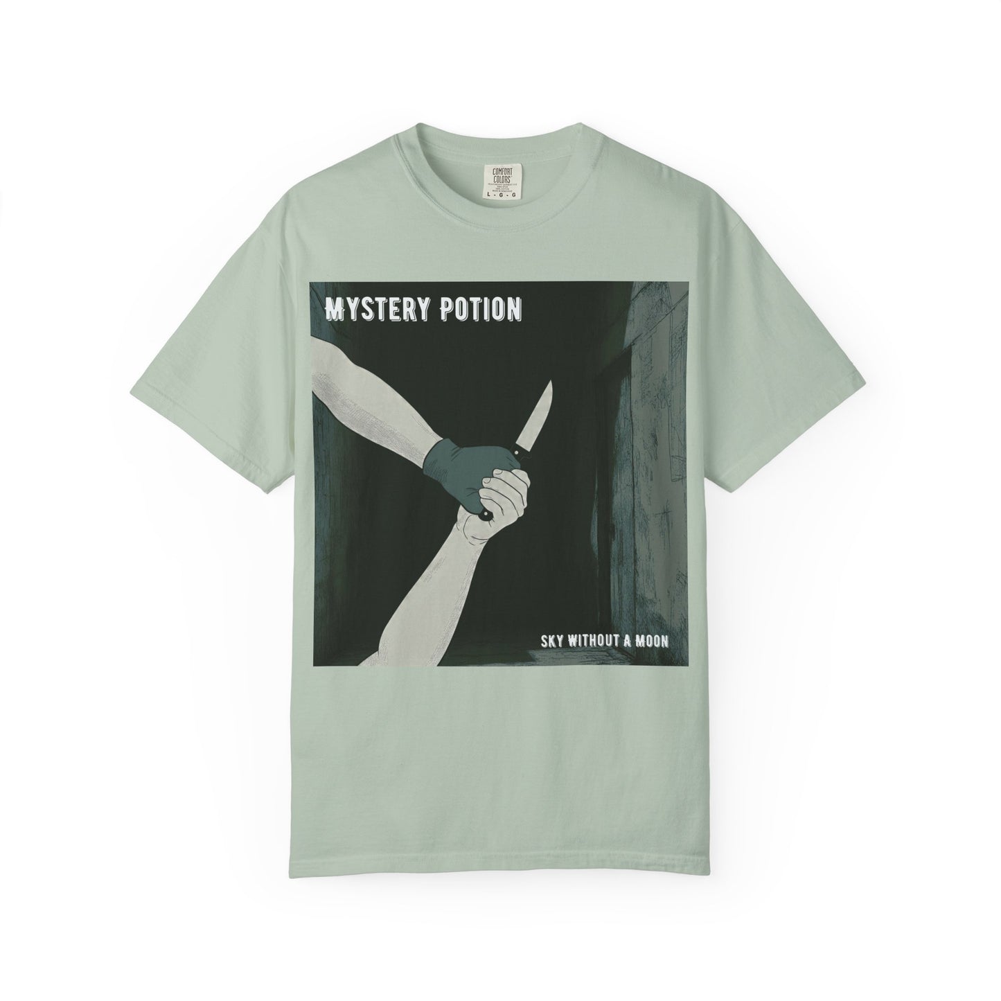 'Sky Without A Moon' by Mystery Potion Graphic Tee | Unisex Casual Wear, Artistic T-shirt, Unique Gift for Friends, Street Style Fashion, Gift for Occasions